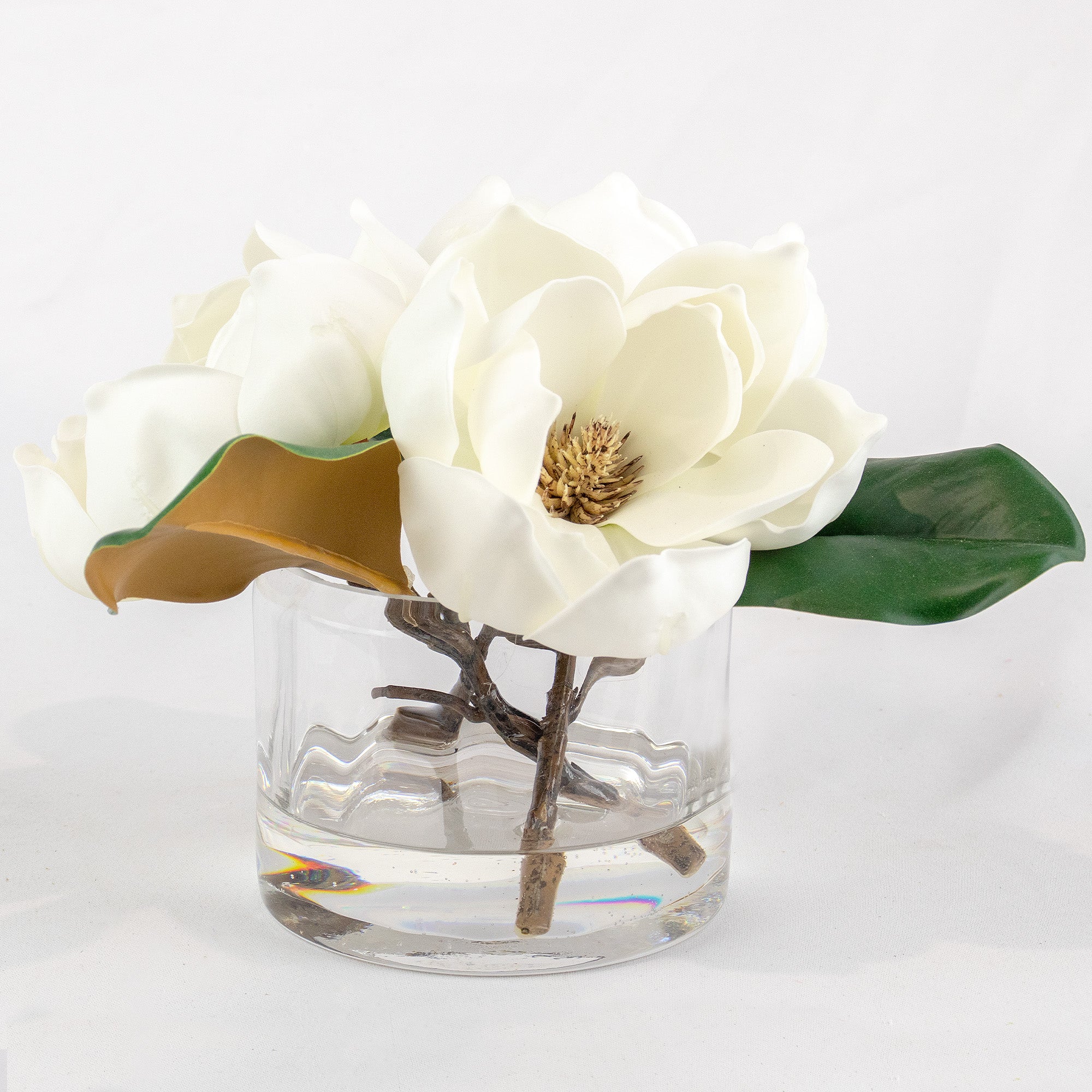 18cm Faux Magnolia Arrangement
