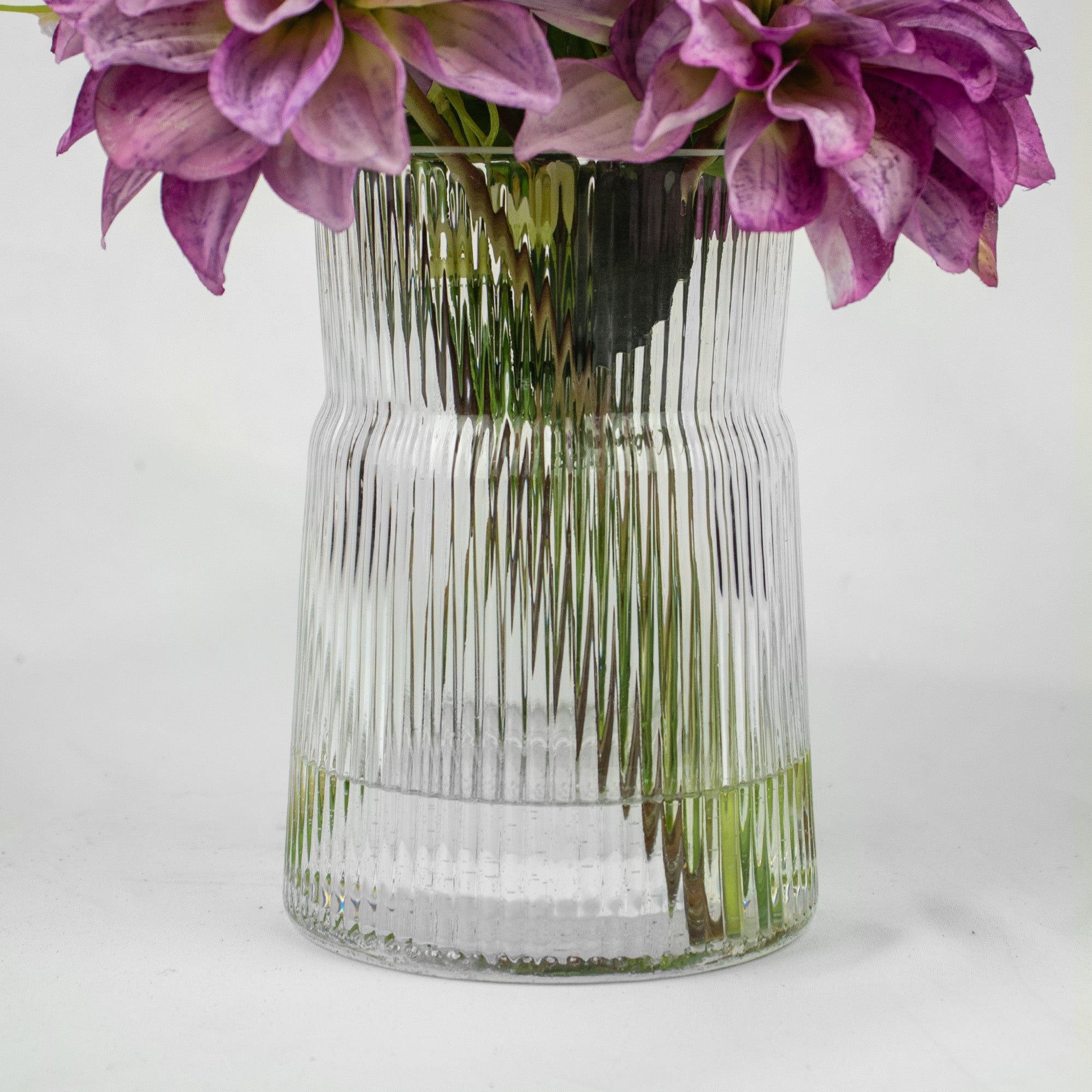 57cm Faux Purple Scabiosa & Dahlia Arrangement