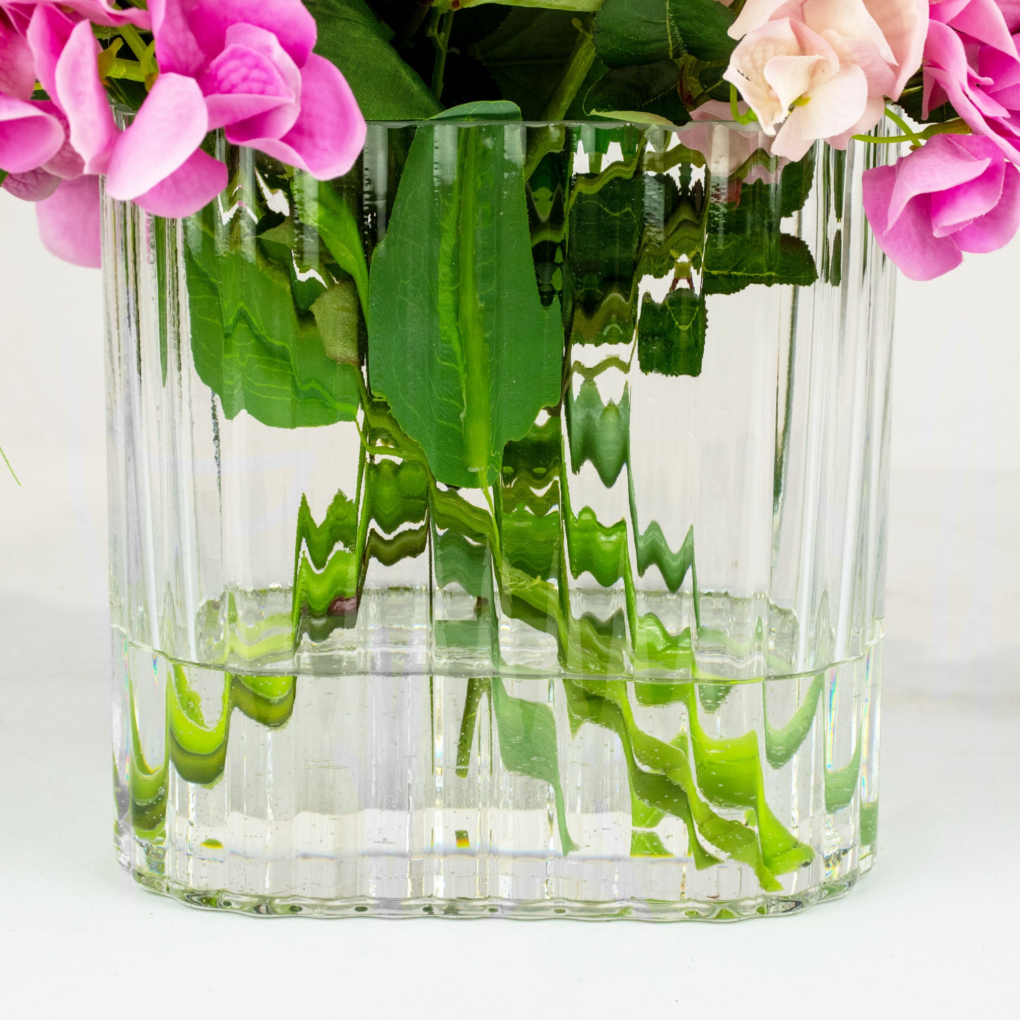 50cm Faux Pink Hydrangea & Berry Arrangement