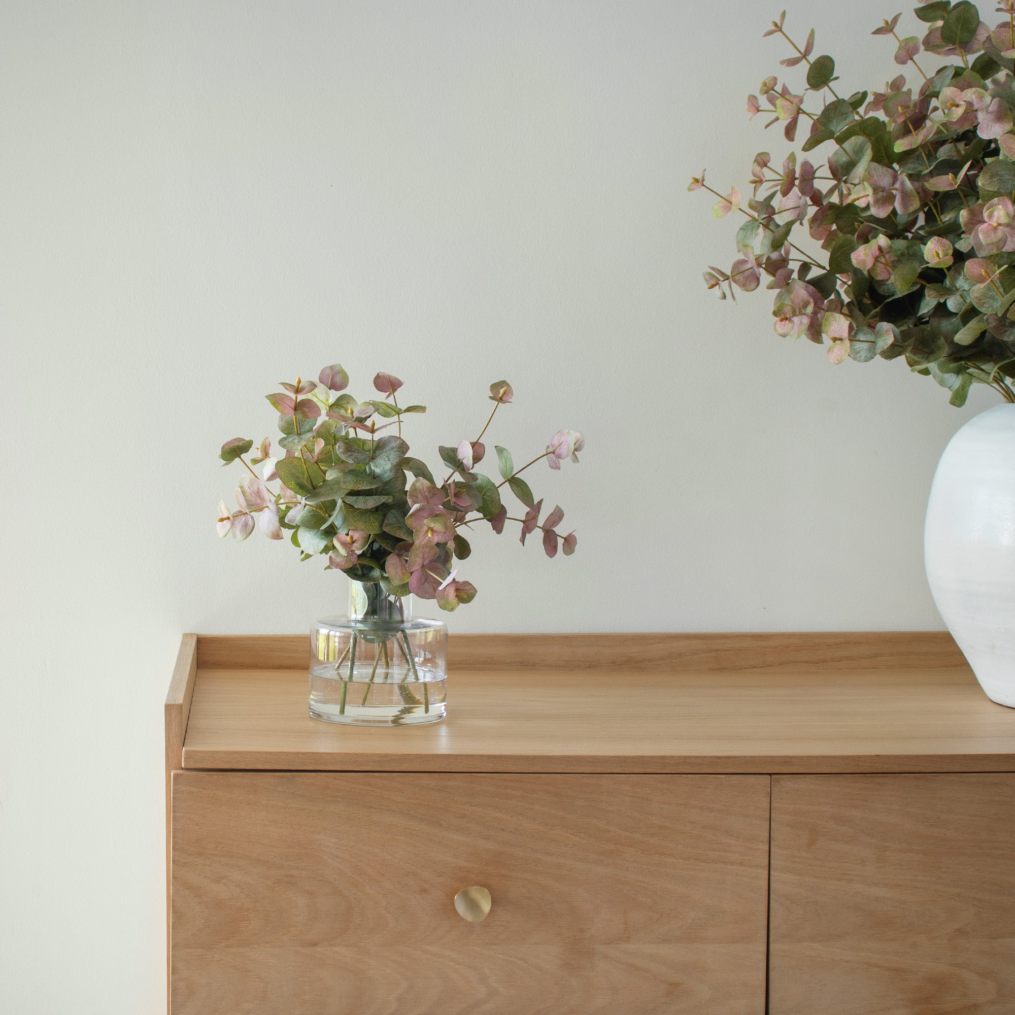40cm Faux Eucalyptus Leaves Arrangement