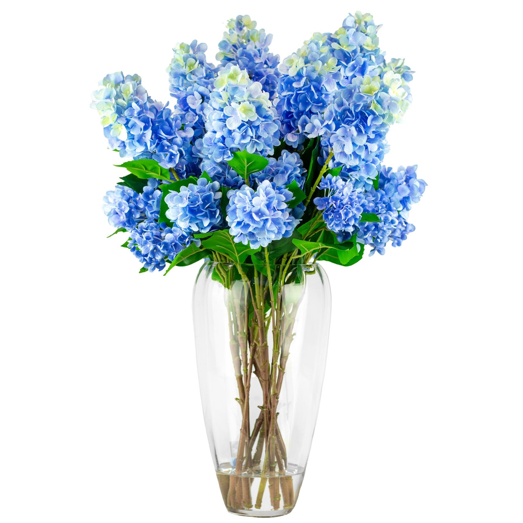 78cm Faux Blue Cone Hydrangea Arrangement