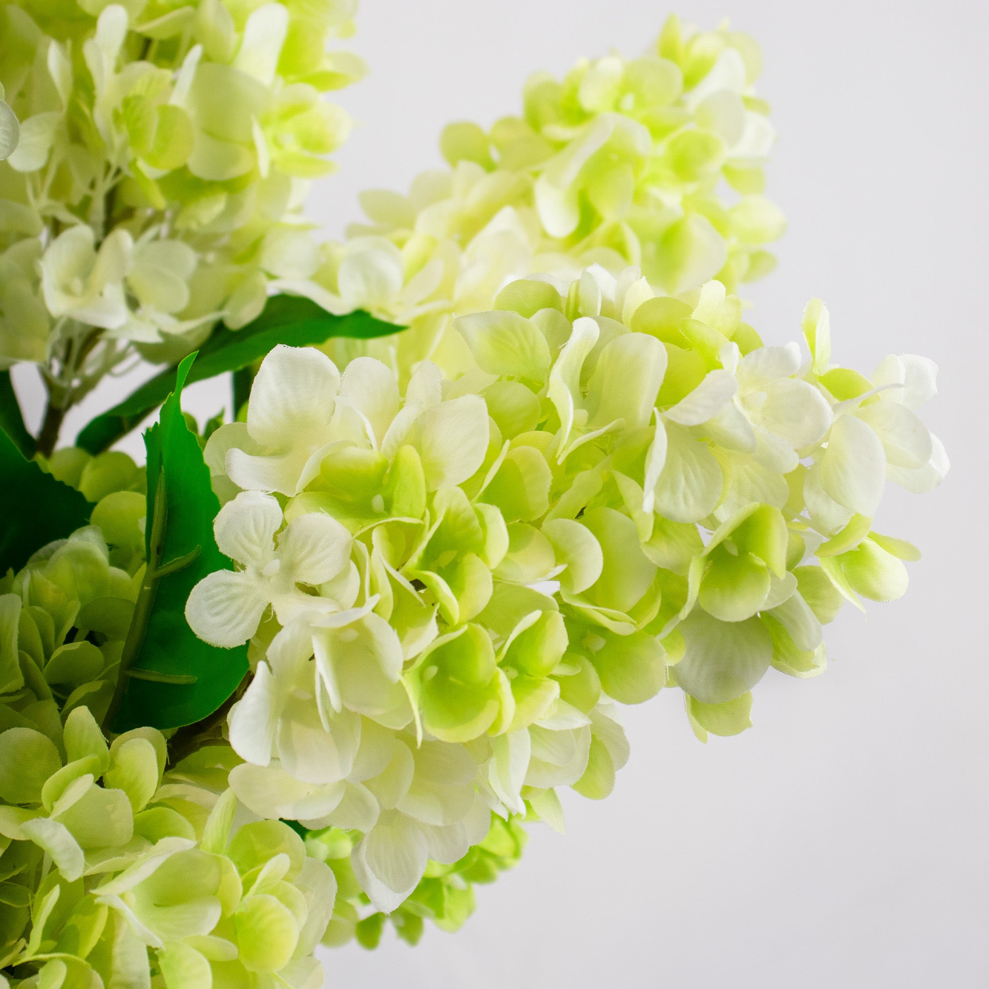 78cm Faux Green Cone Hydrangea Arrangement