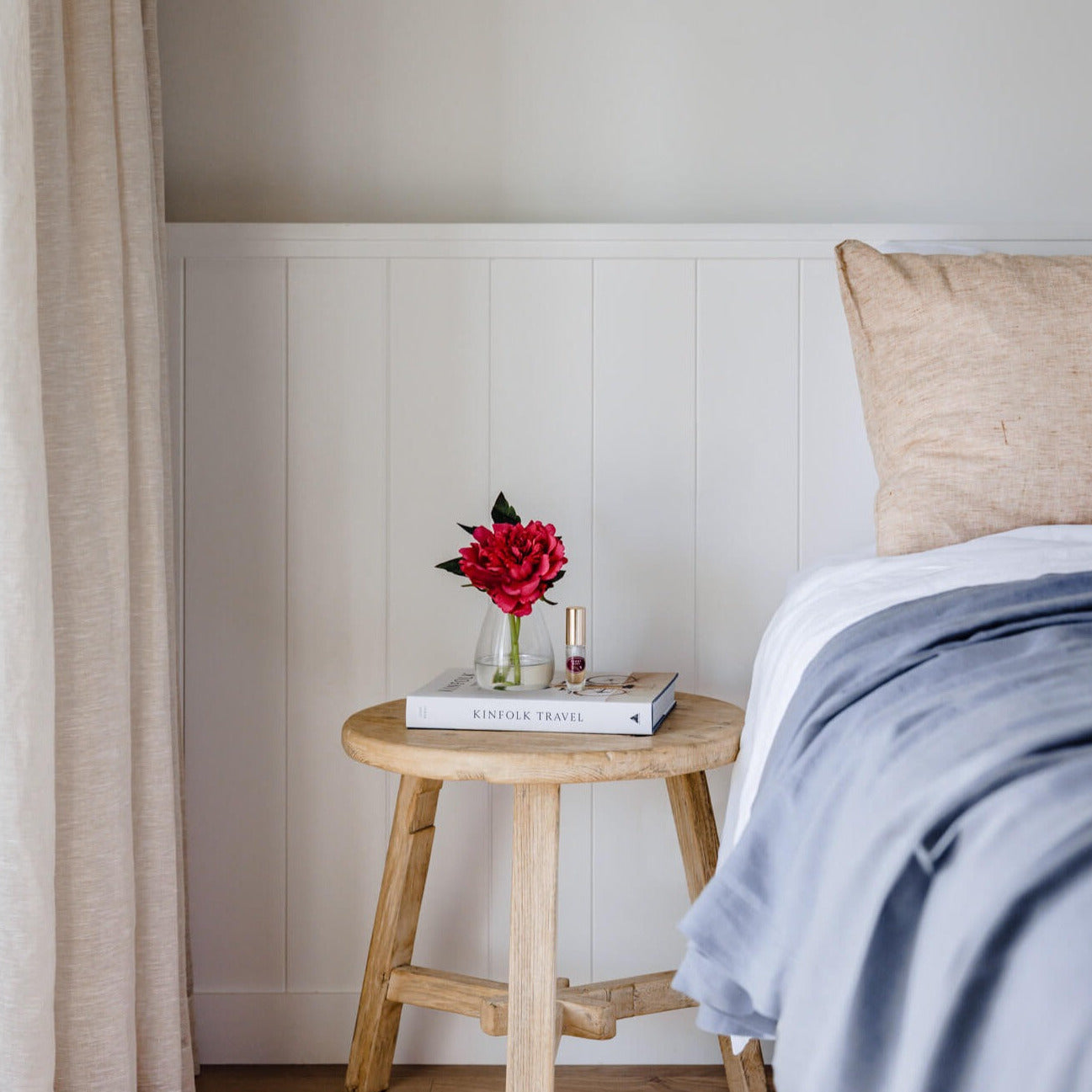 Peony flowers with silk flower fragrance spray