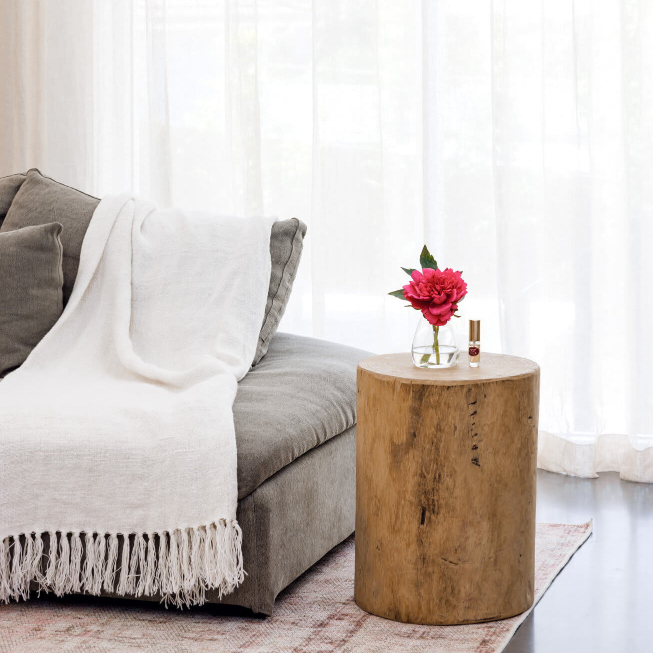 Silk flower fragrance and arrangement
