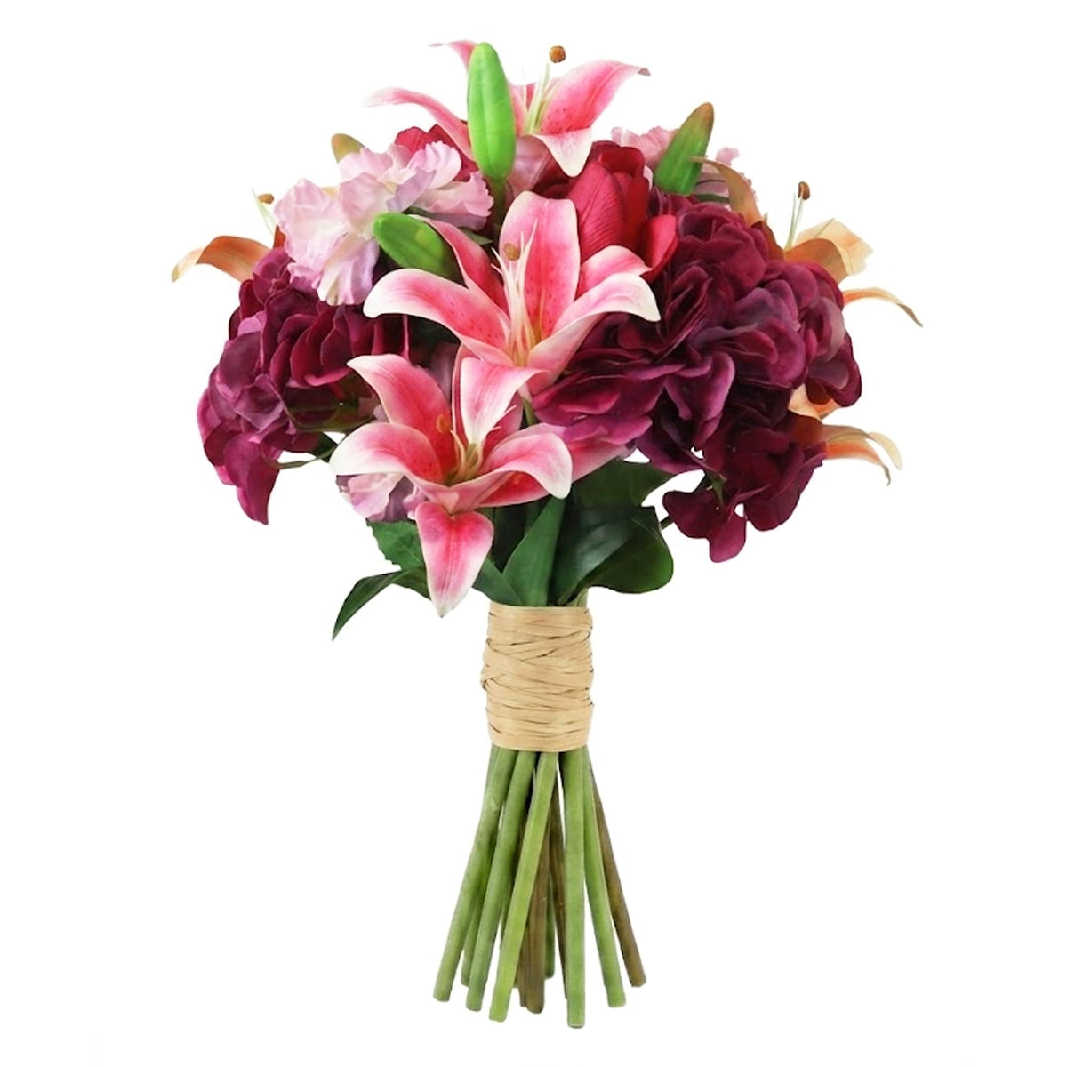 Tangerine Skies Silk Flower Bouquet