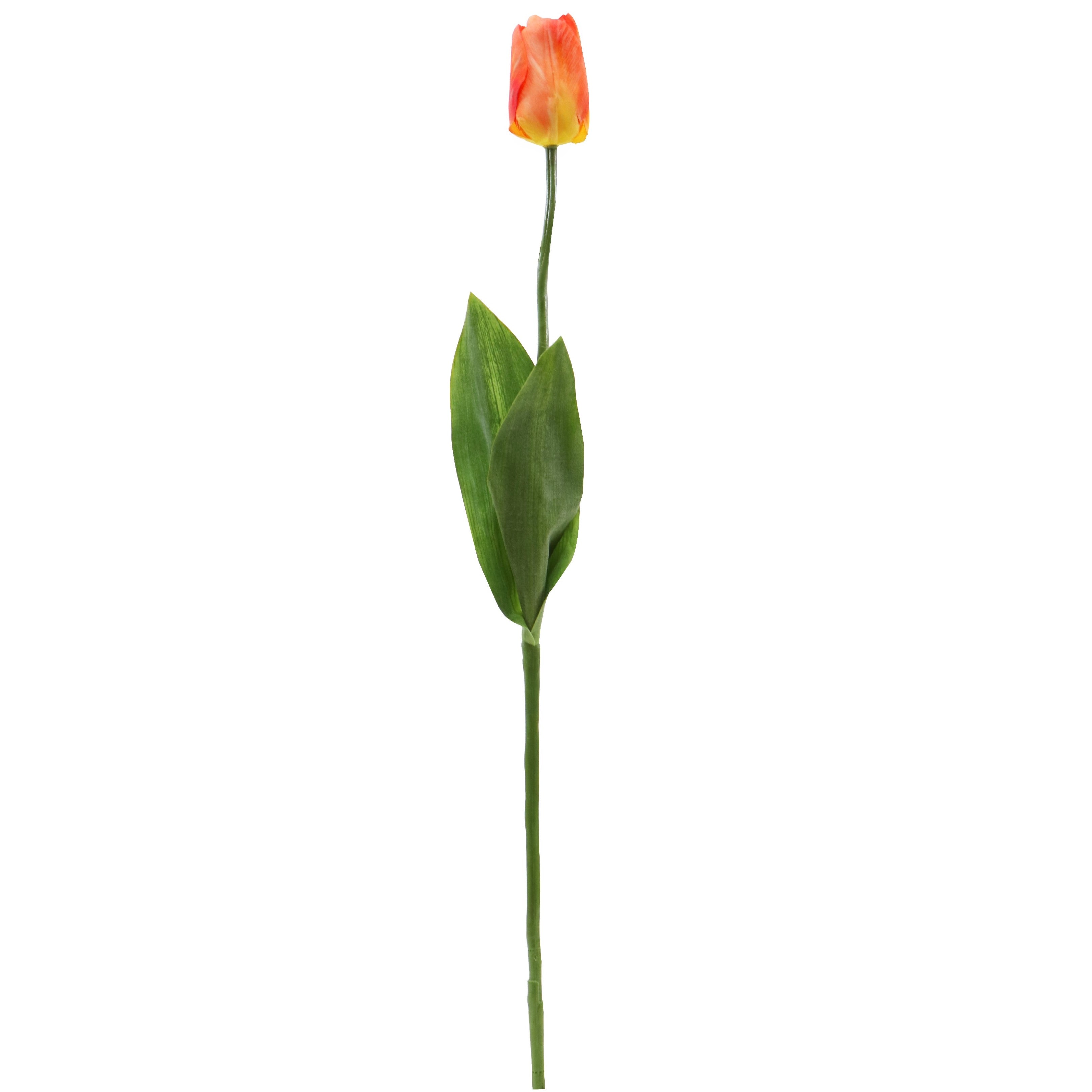 Artificial Garden Tulip - Orange Flower