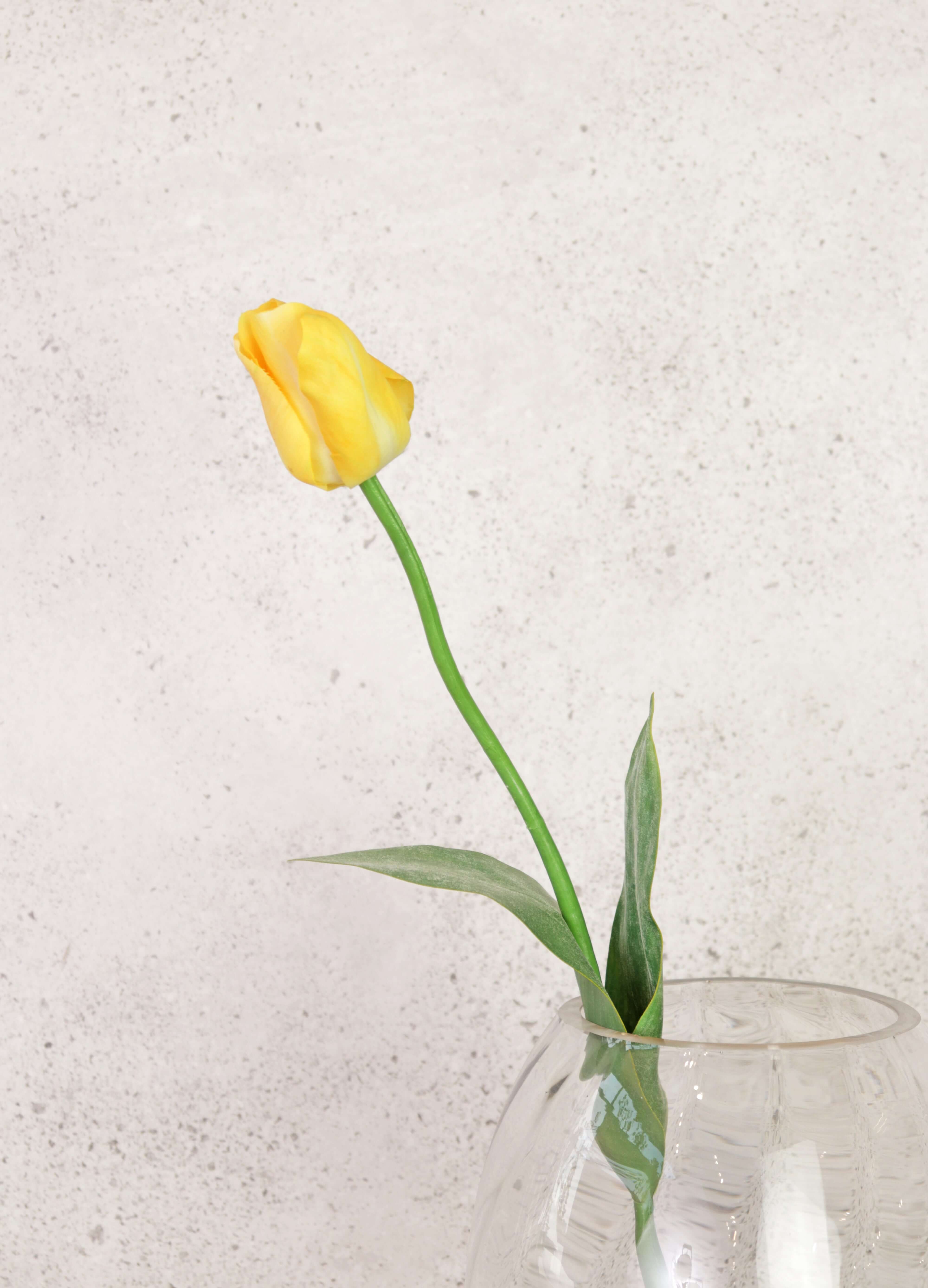 Artificial Garden Tulip - Yellow Flower