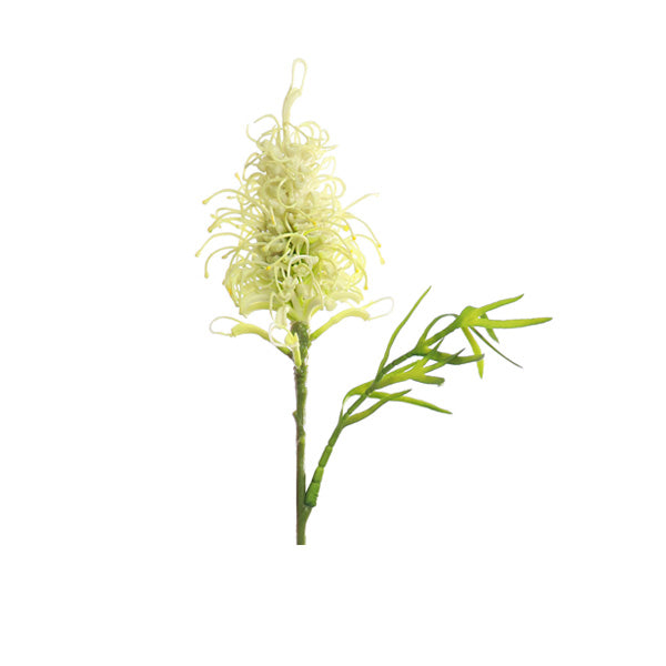Cream artificial Grevillea single stem