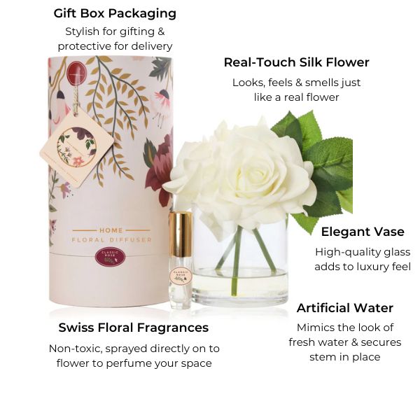 fake rose flower arrangement