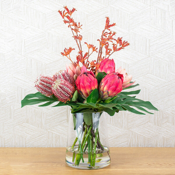 artificial native bouquet of flowers