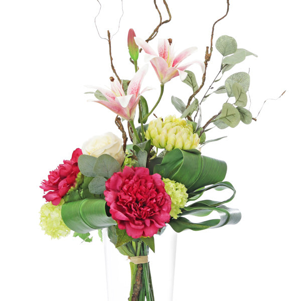 Artificial flower arrangement