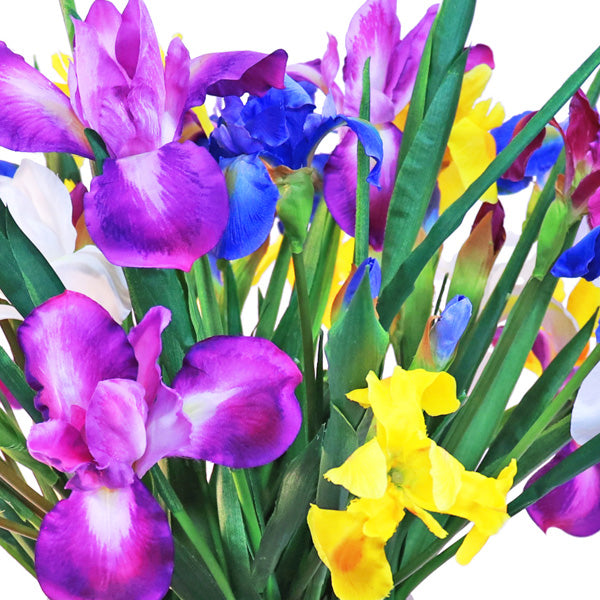 Fake flower arrangement
