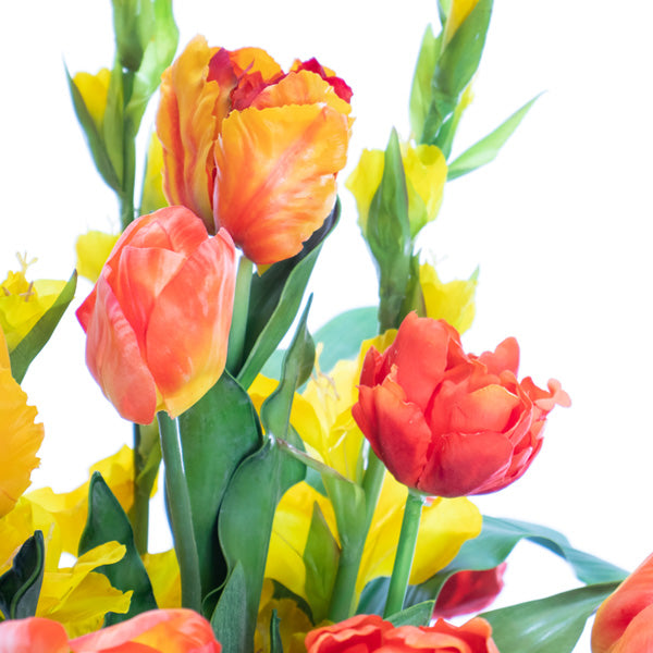 Artificial flower arrangement
