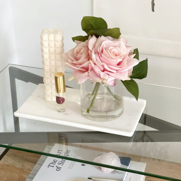 Silk rose flowers