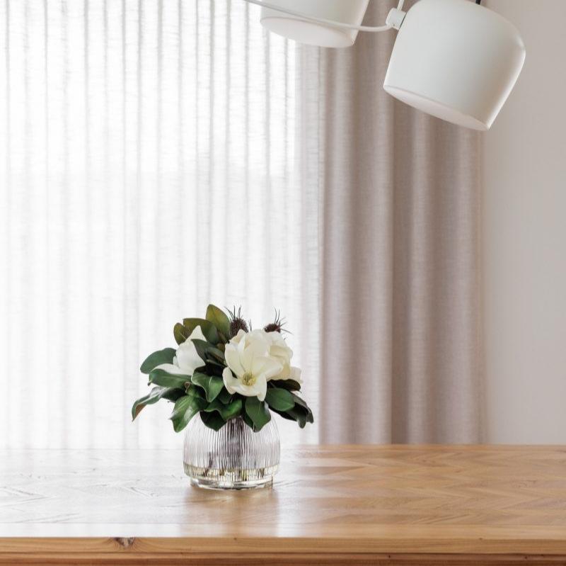 Fake flower arrangement