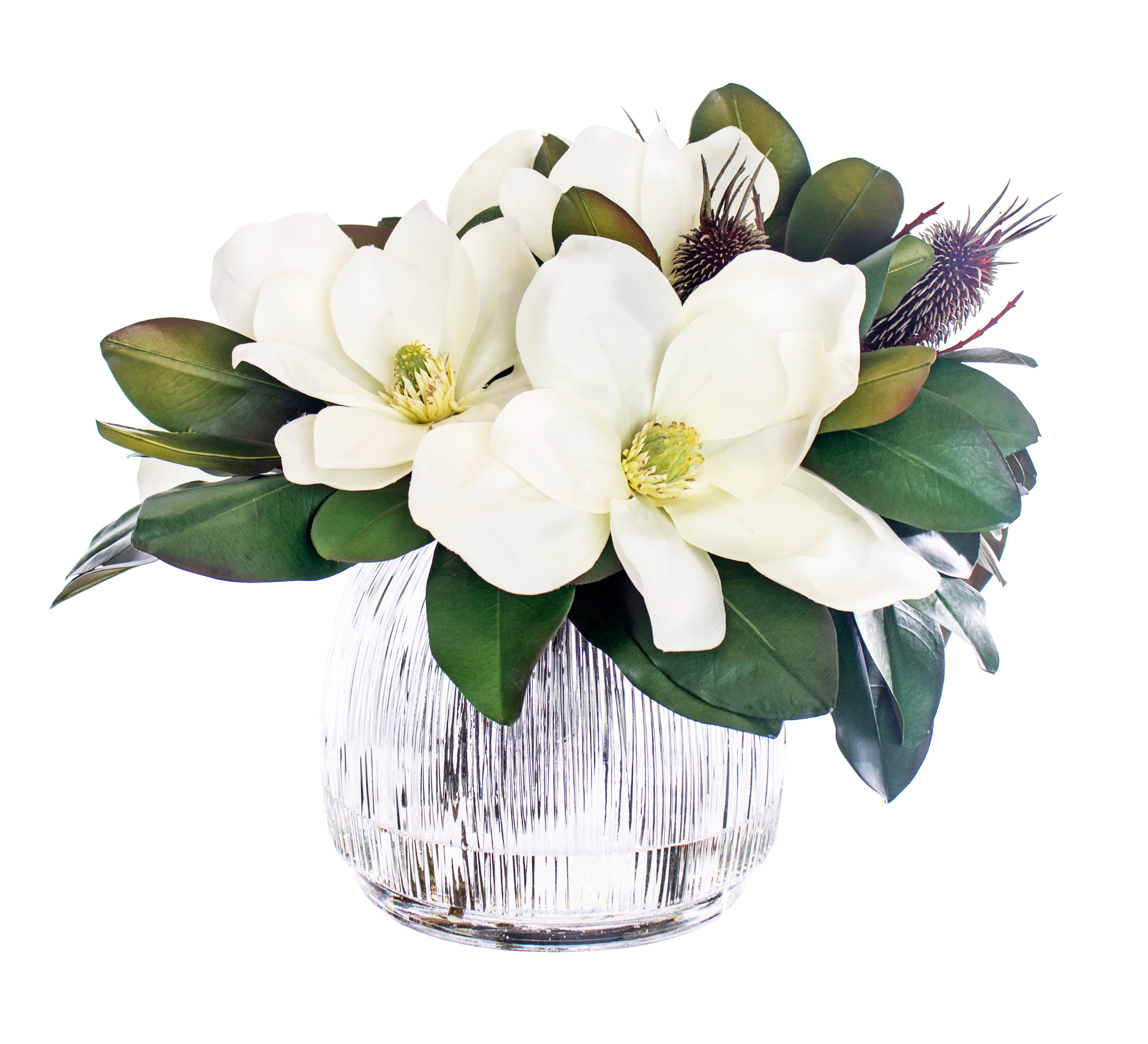 Artificial silk magnolia flower arrangements online