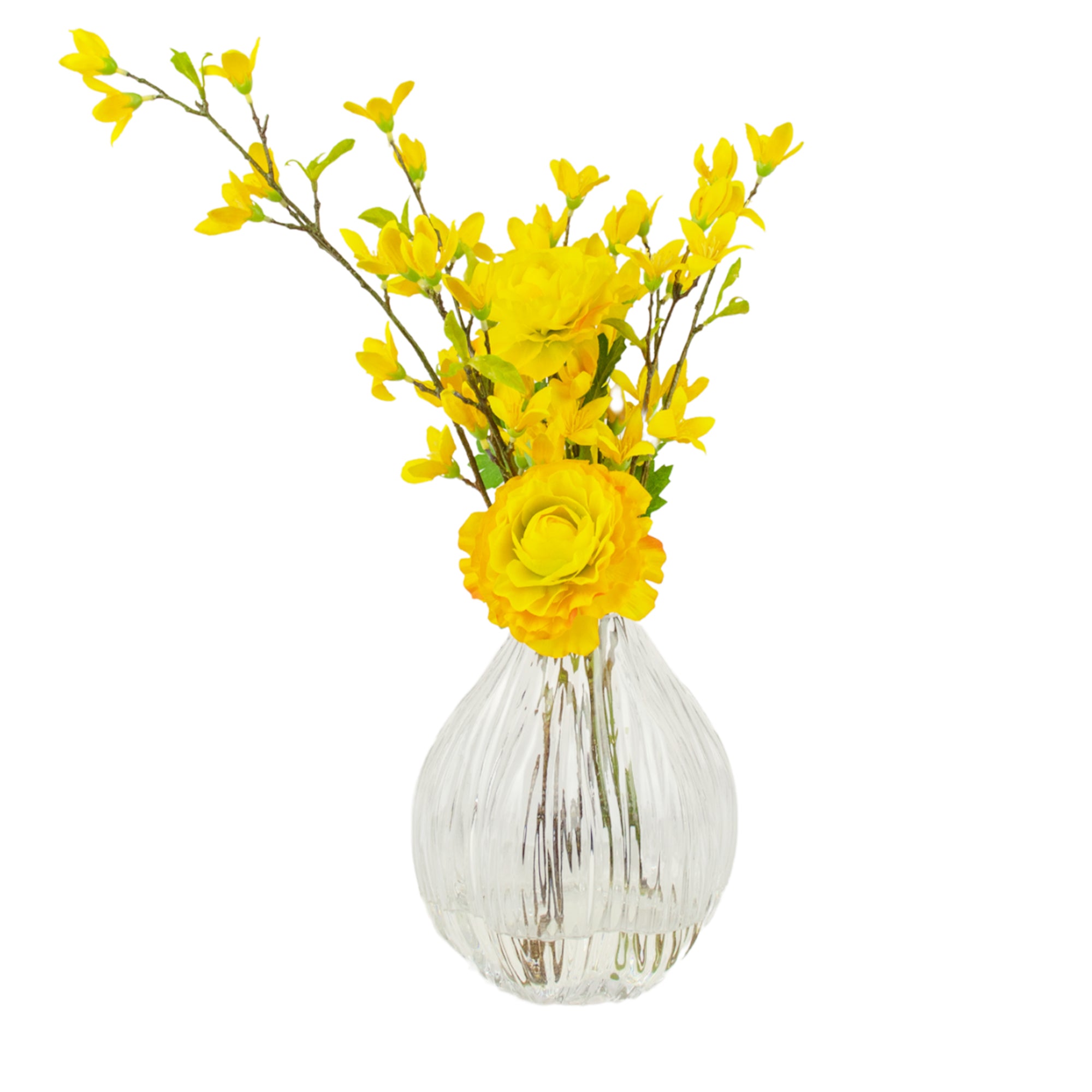 47cm Faux Forsythia Arrangement
