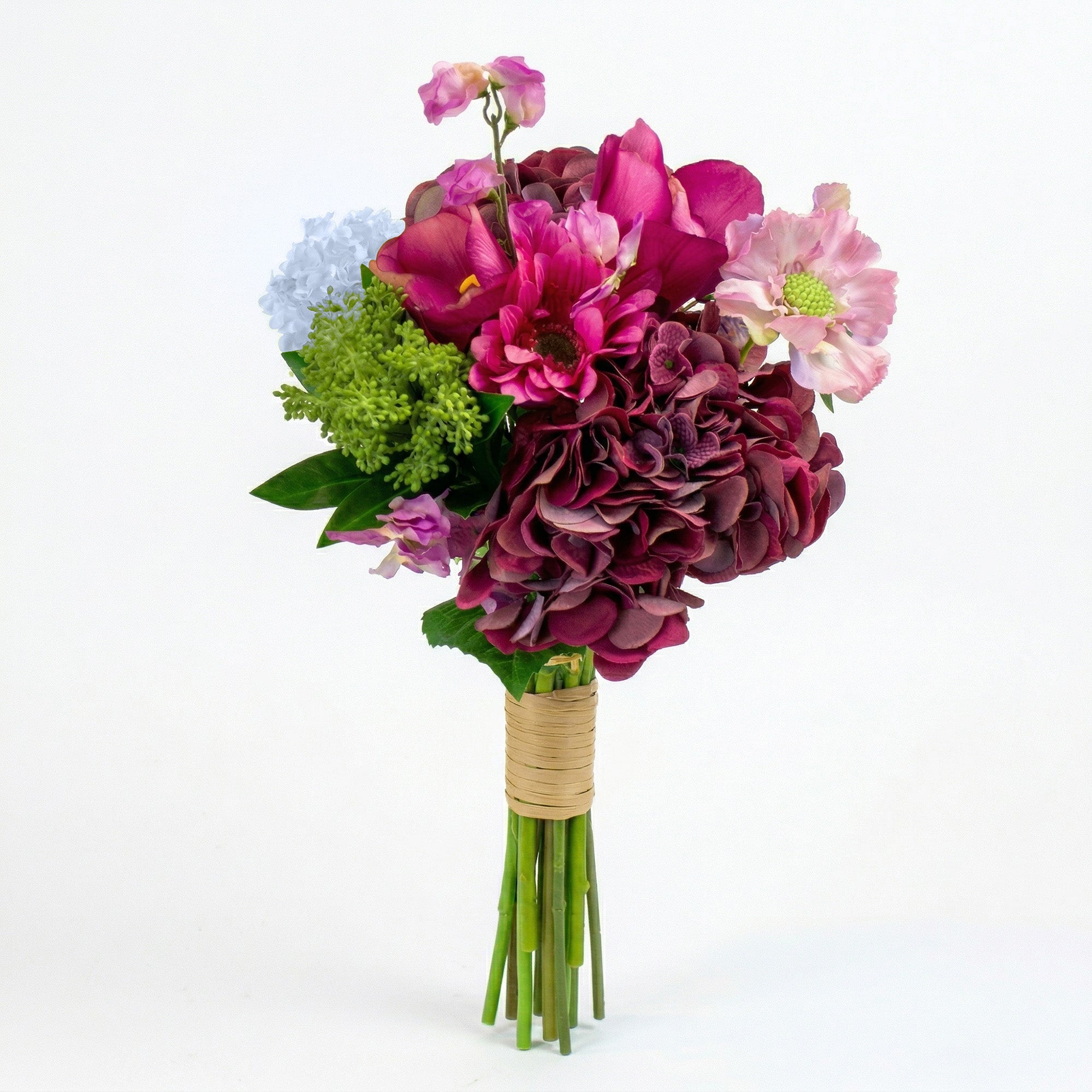 Plum Blush Silk Flower Bouquet