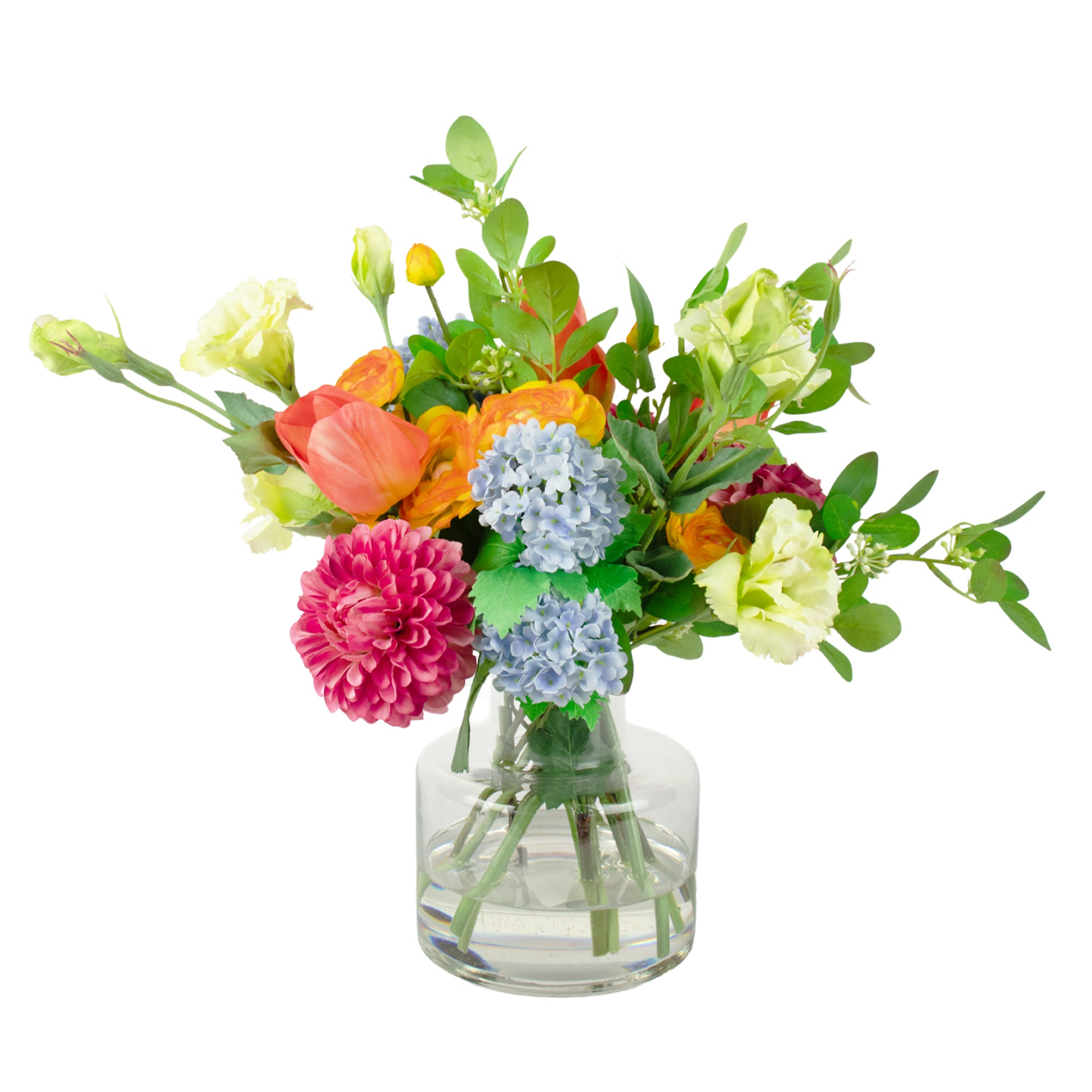 40cm Faux Mixed Bright Bunch Arrangement