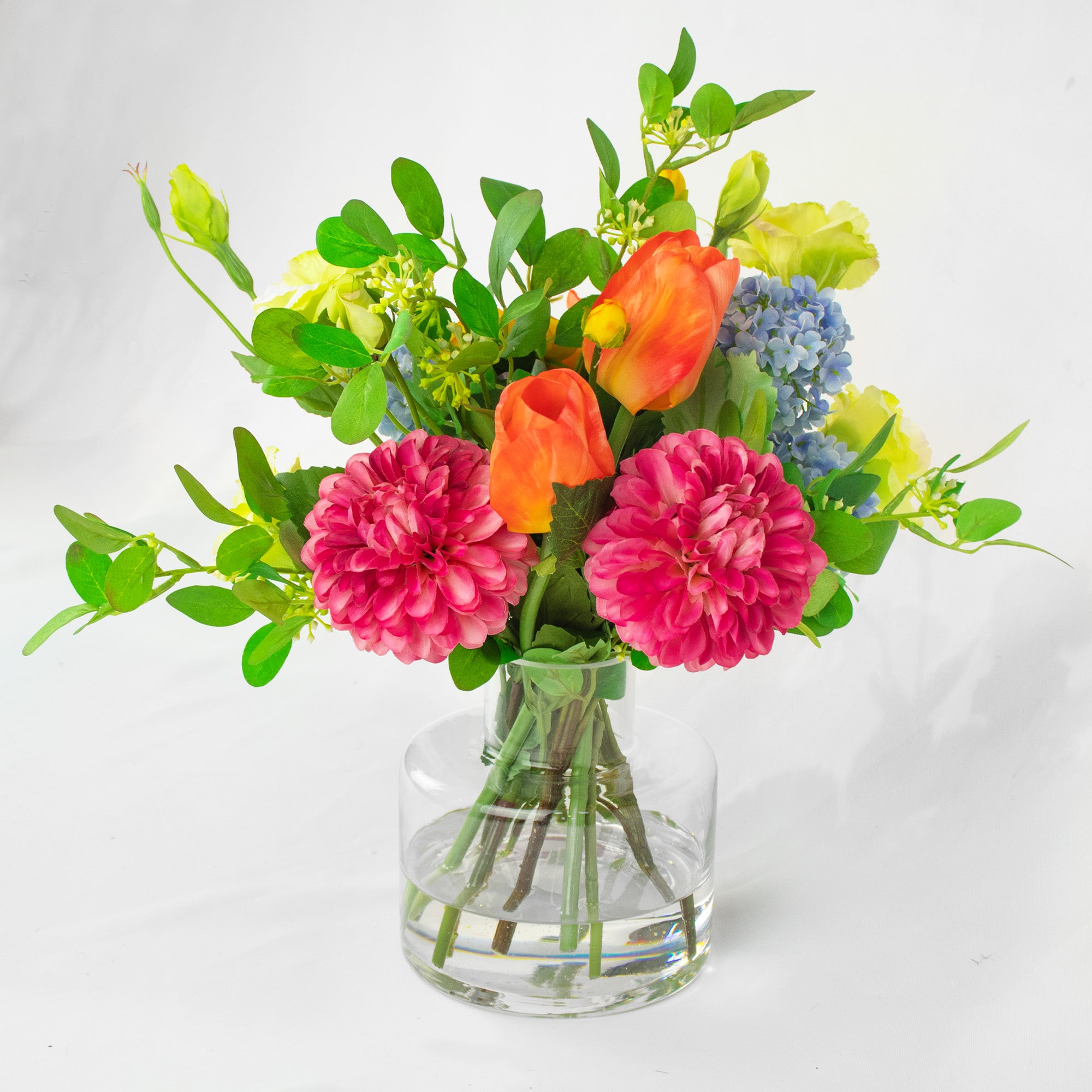 40cm Faux Mixed Bright Bunch Arrangement