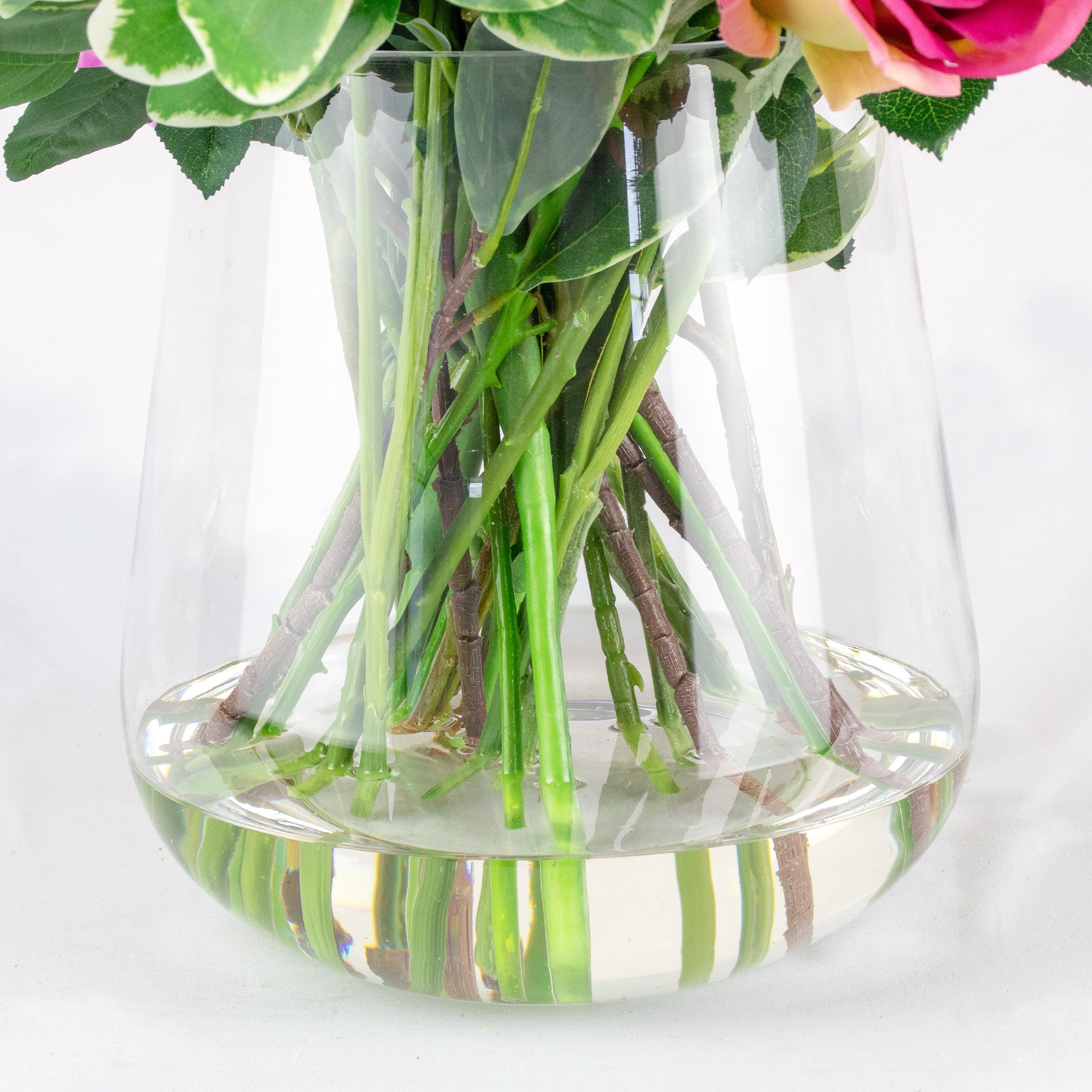 60cm Faux Fuchsia & Plum Mix Arrangement