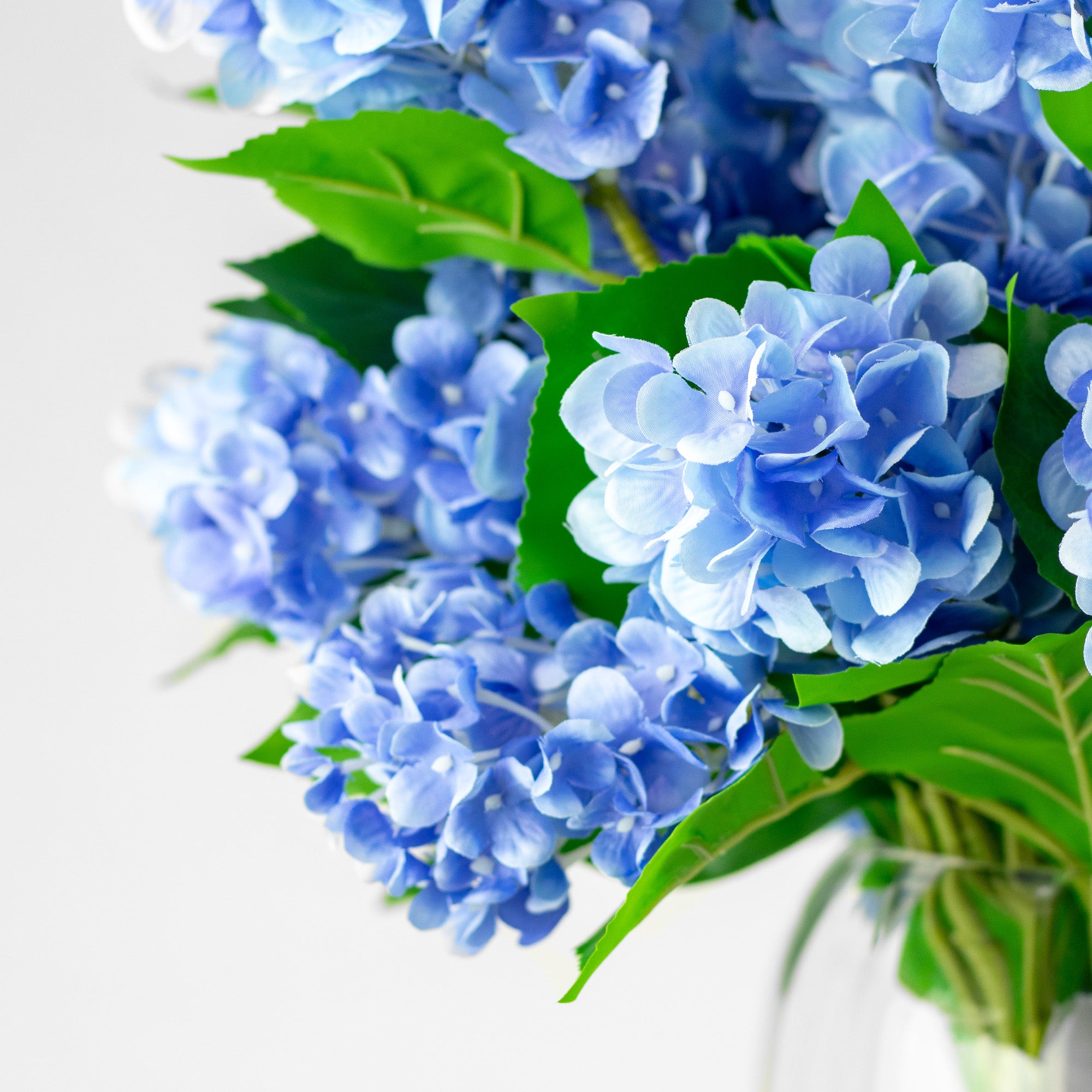78cm Faux Blue Cone Hydrangea Arrangement