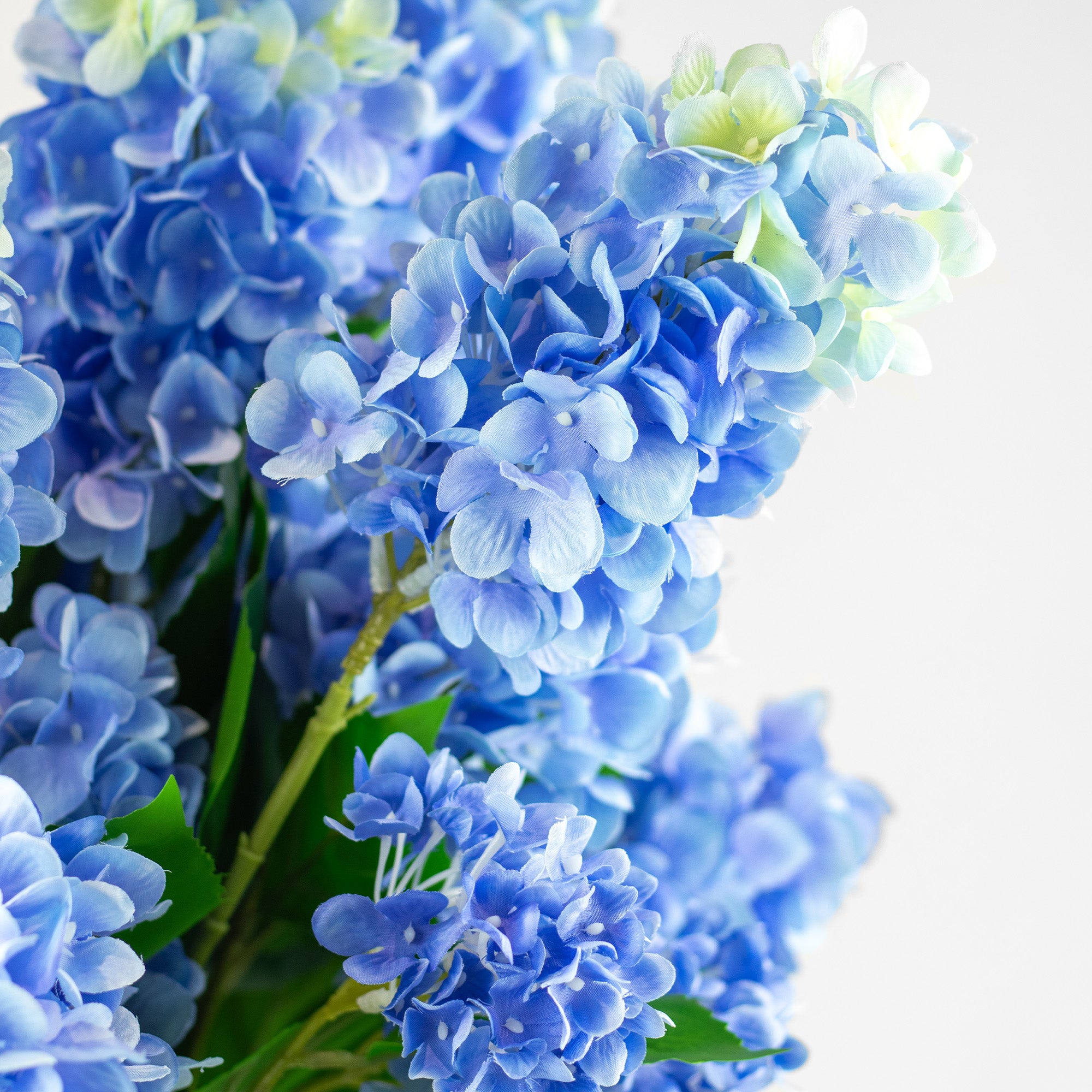 78cm Faux Blue Cone Hydrangea Arrangement