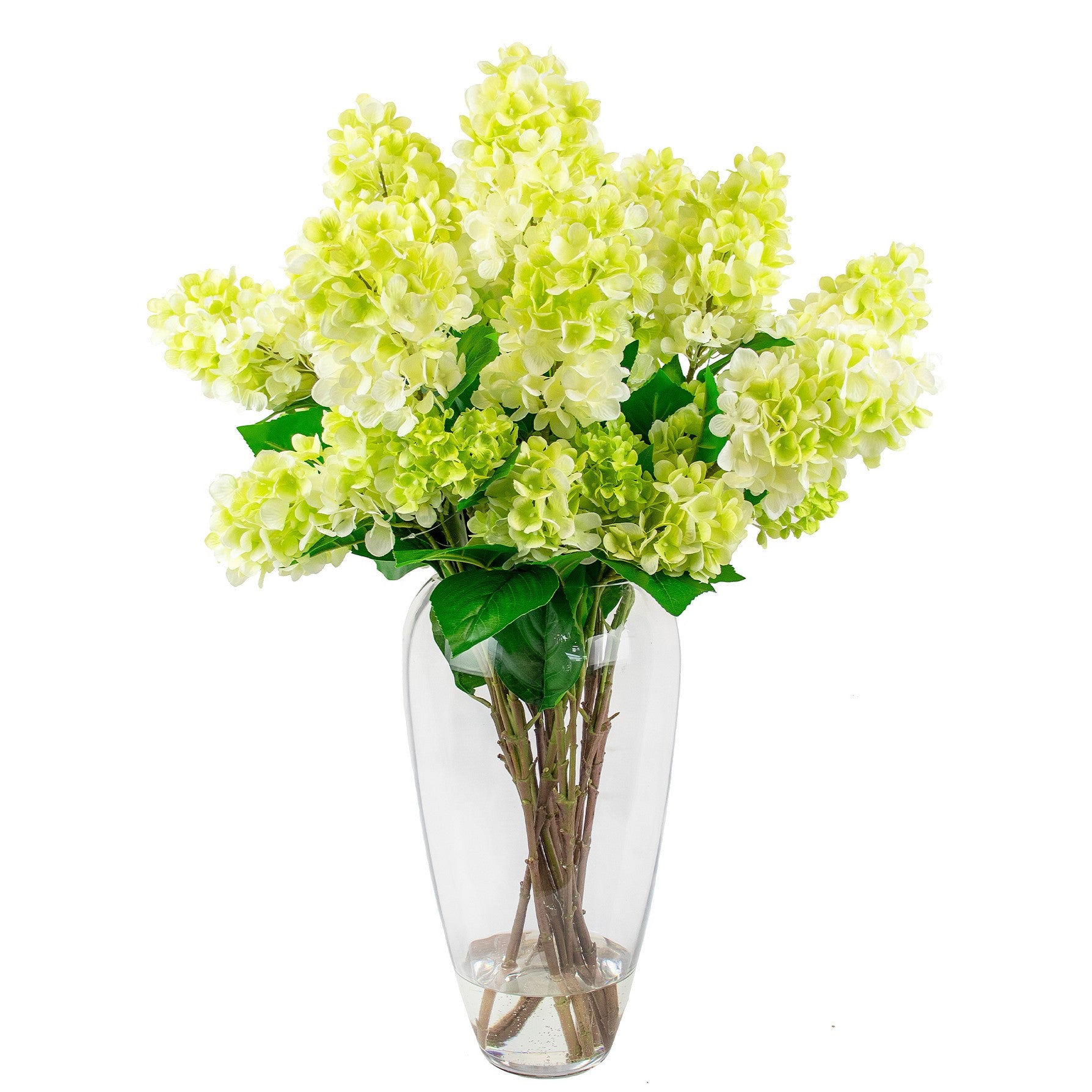 78cm Faux Green Cone Hydrangea Arrangement