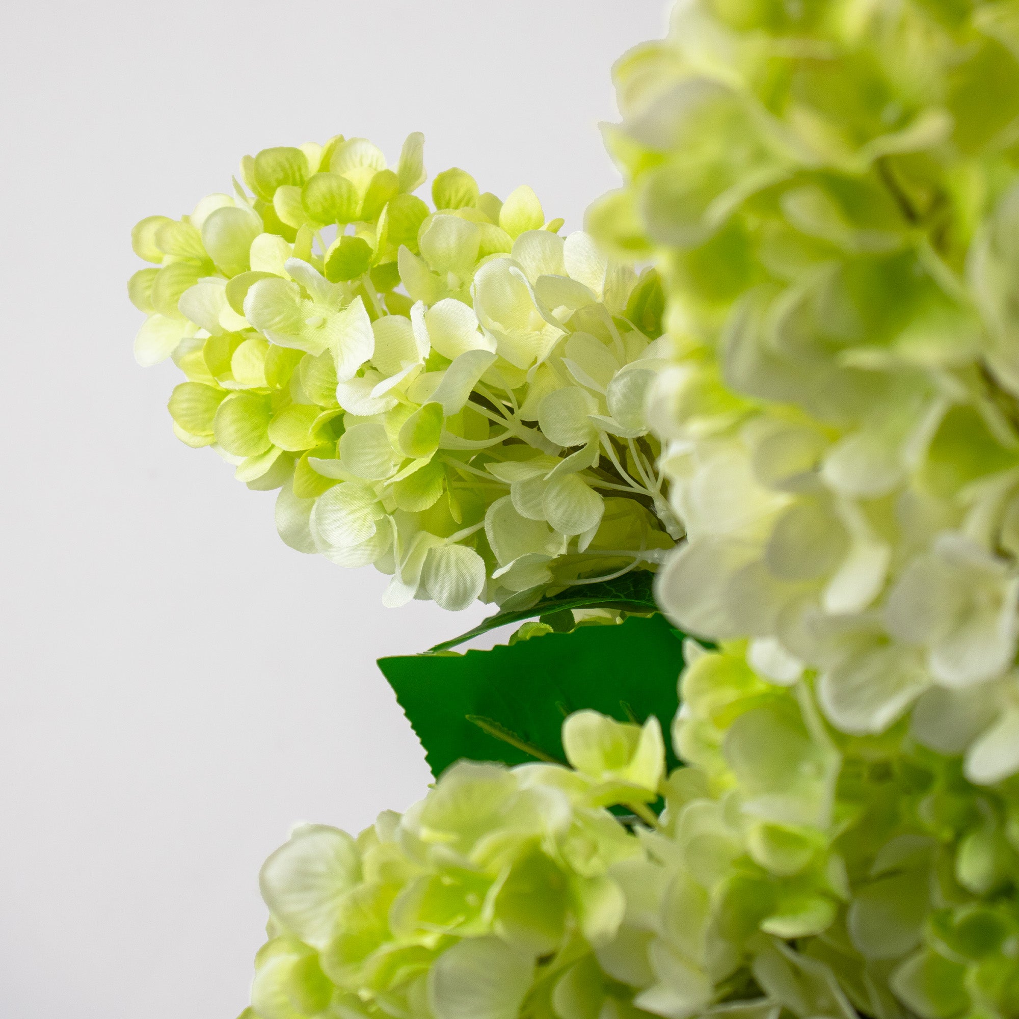78cm Faux Green Cone Hydrangea Arrangement