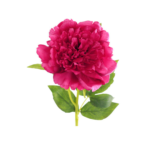 Peony Stem - Hot Pink Real-Touch