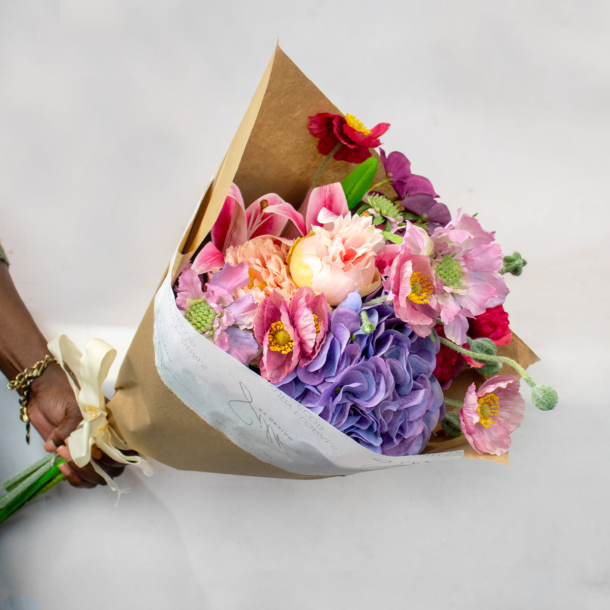 Spring Meadow Silk Flower Bouquet