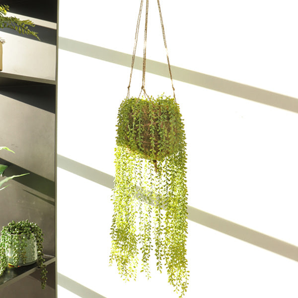 Fake plant moss ball hanging