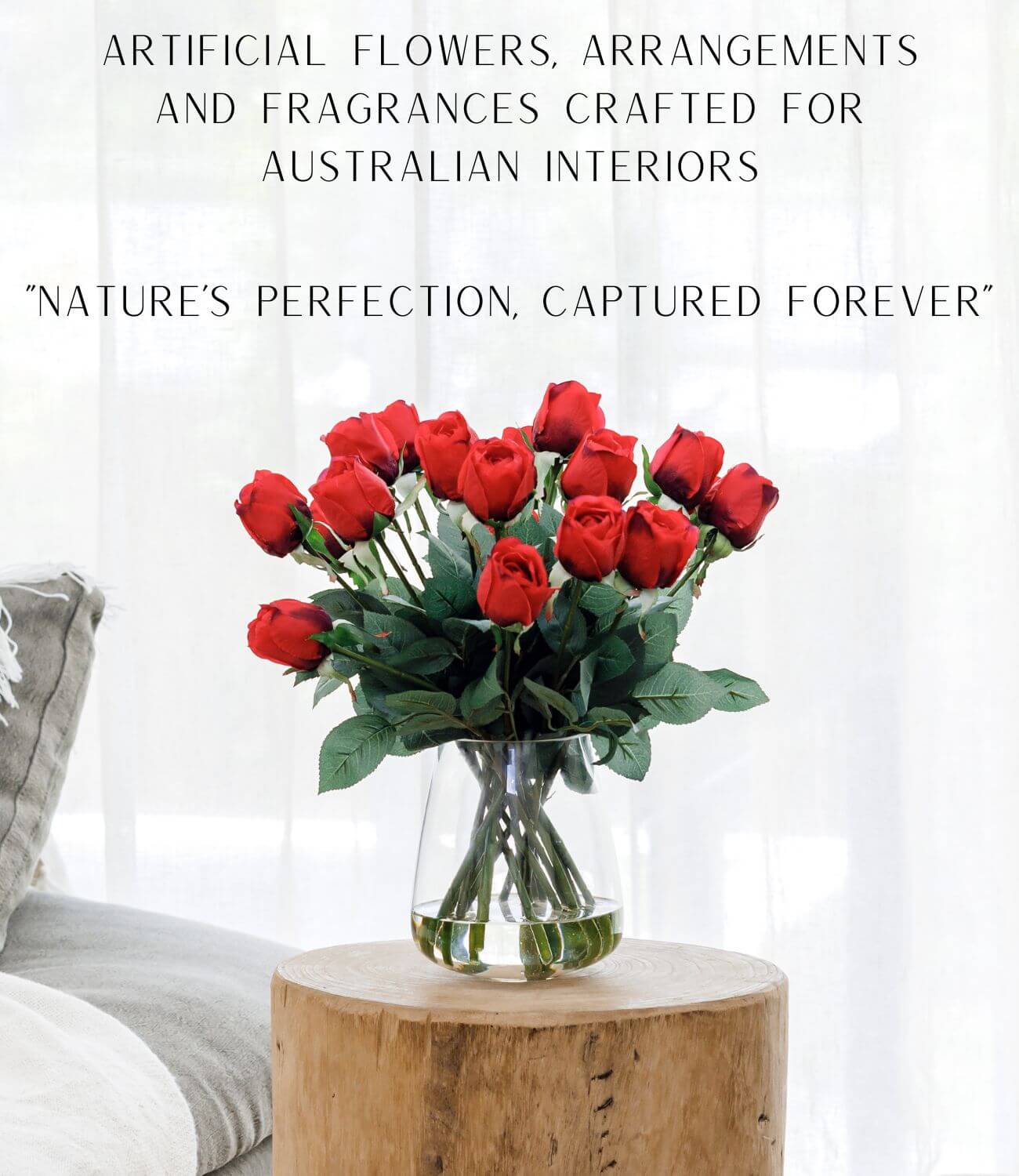 Artificial flowers and artificial flower arrangements online Australia