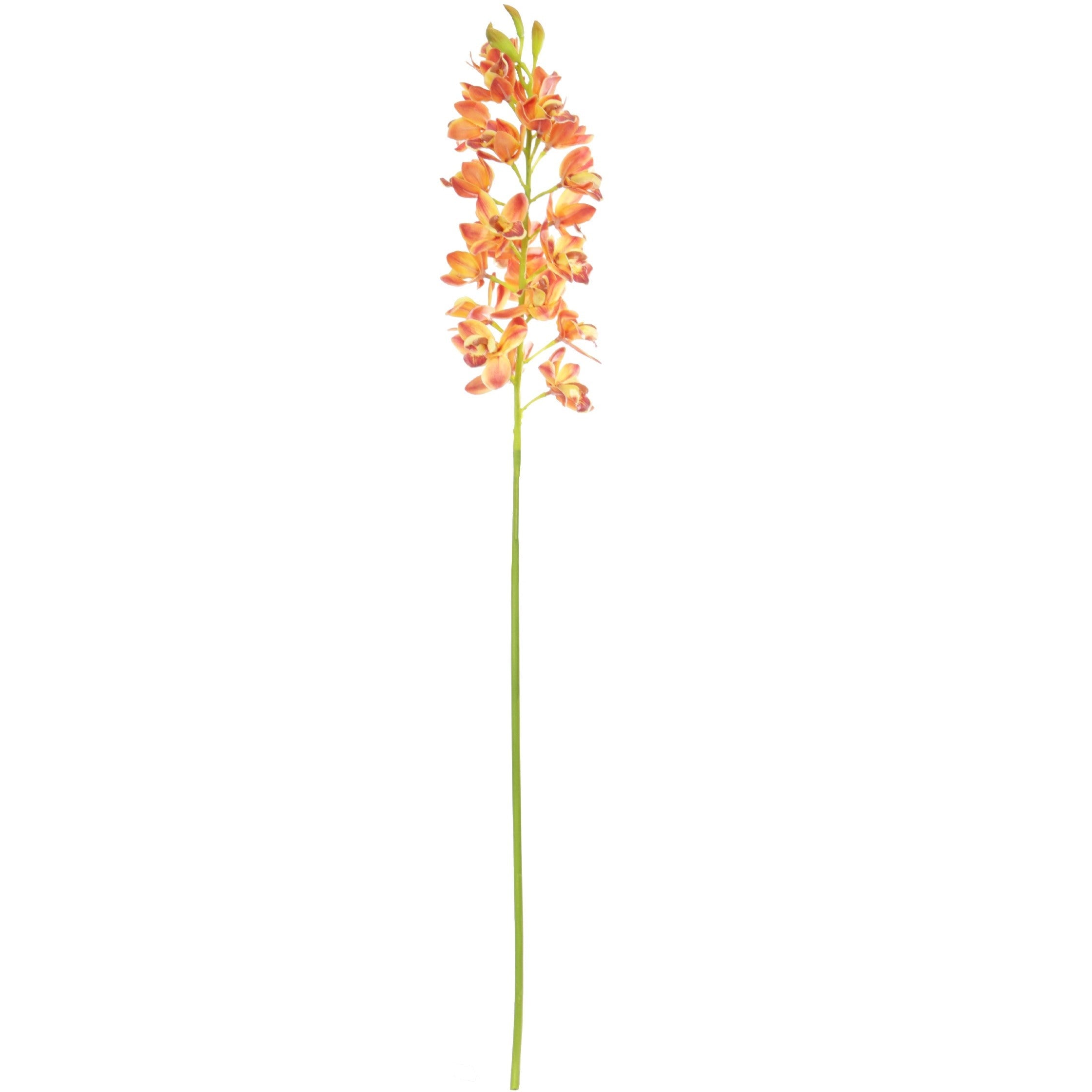 Fake Cymbidium Orchid in Orange