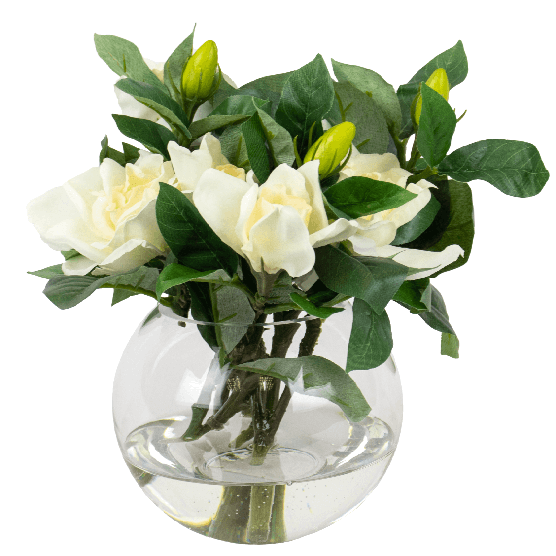 silk gardenia flower arrangement