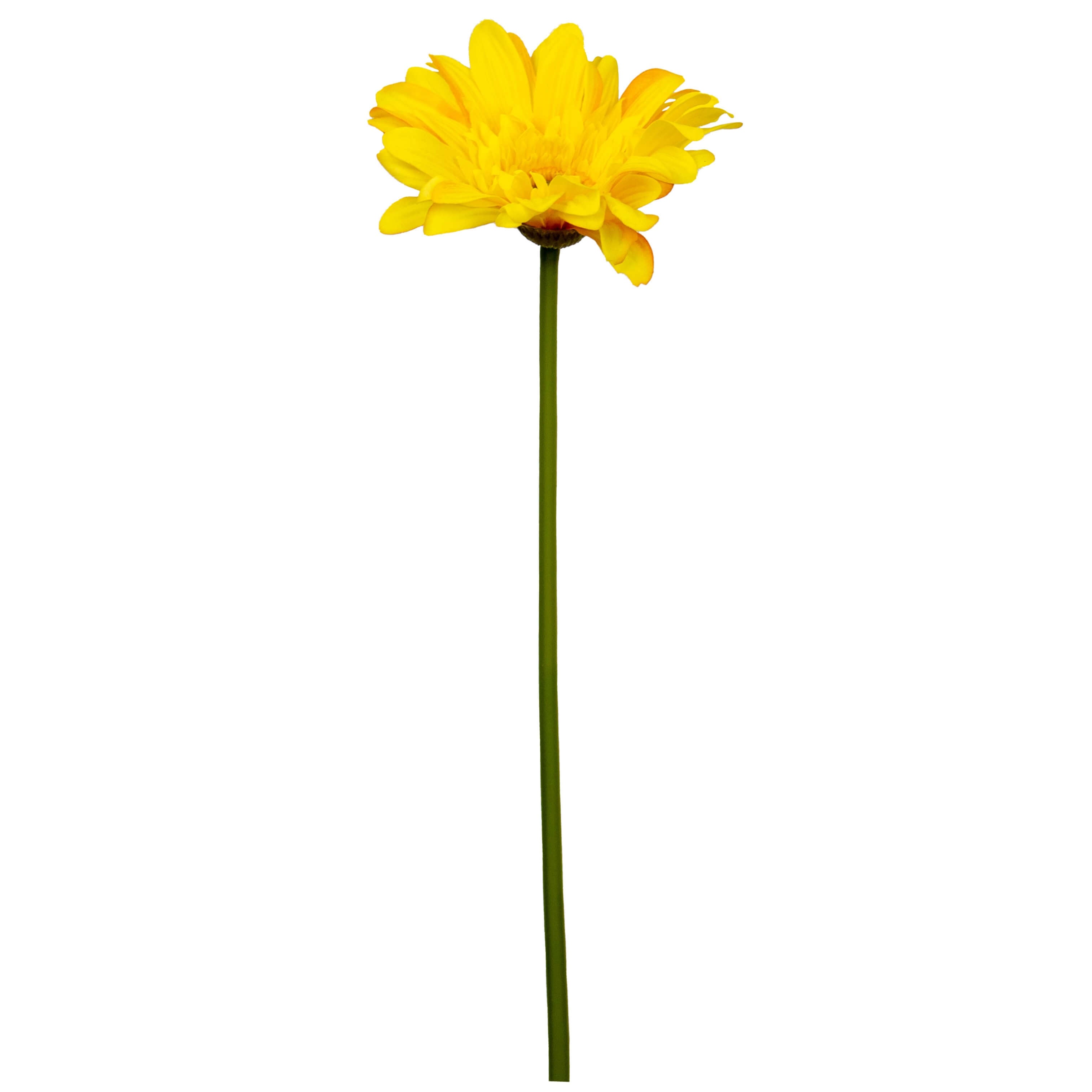 Fake Gerbera Daisy in Yellow