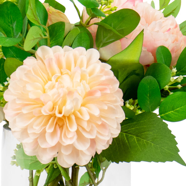 close up shot of artificial pom-pom flower