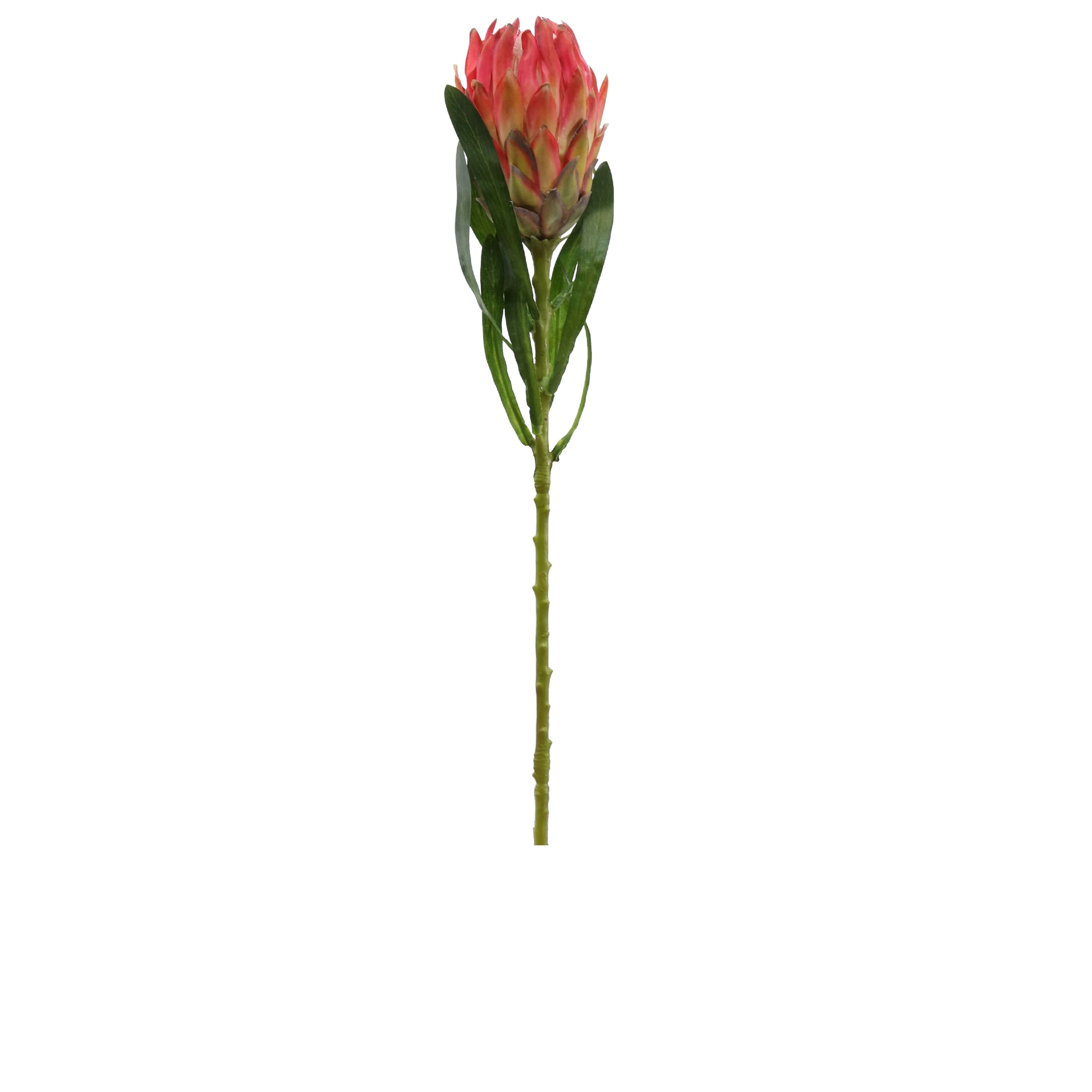 Artifical Queen Protea Stem  in Pink