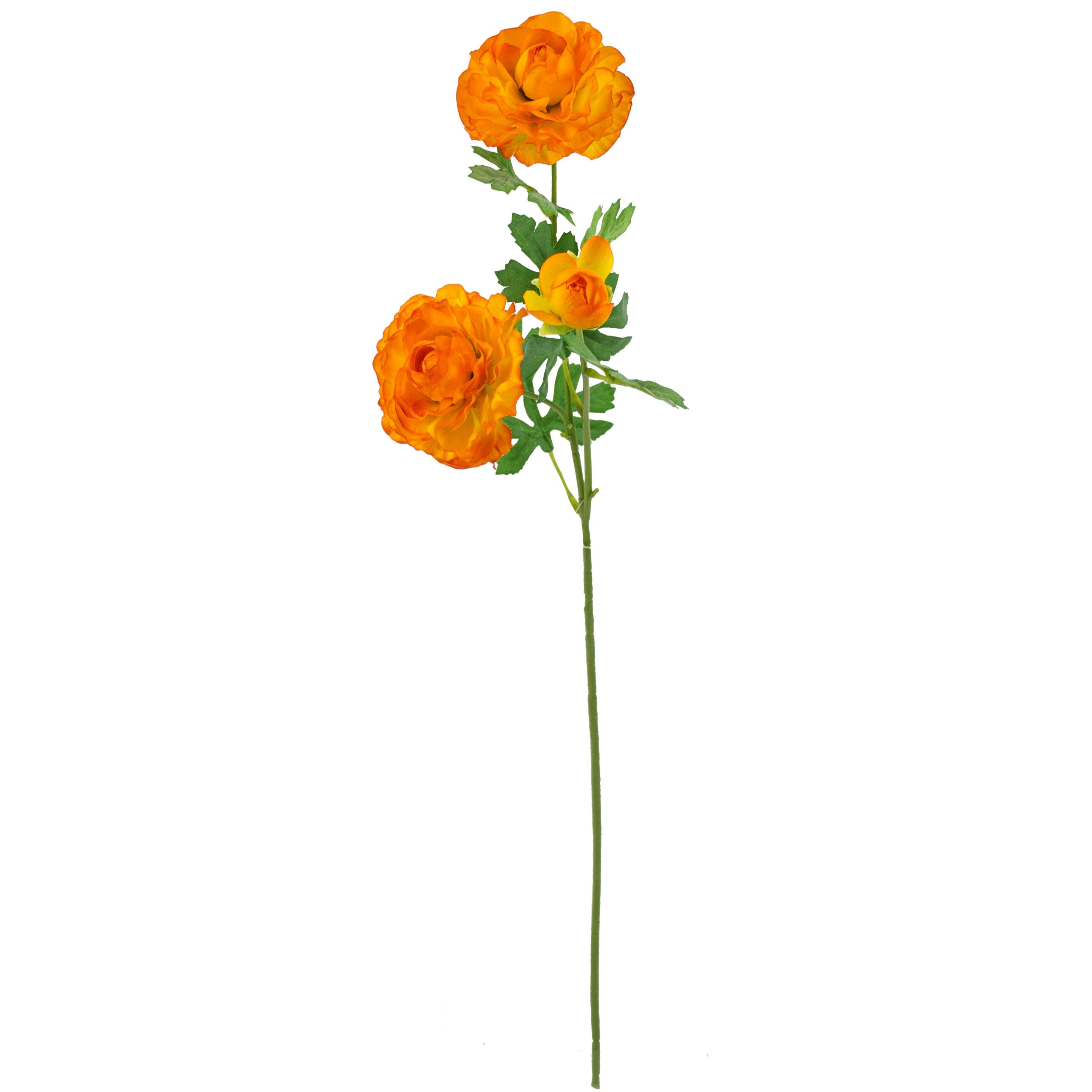 Fake Rananculus in Orange stem