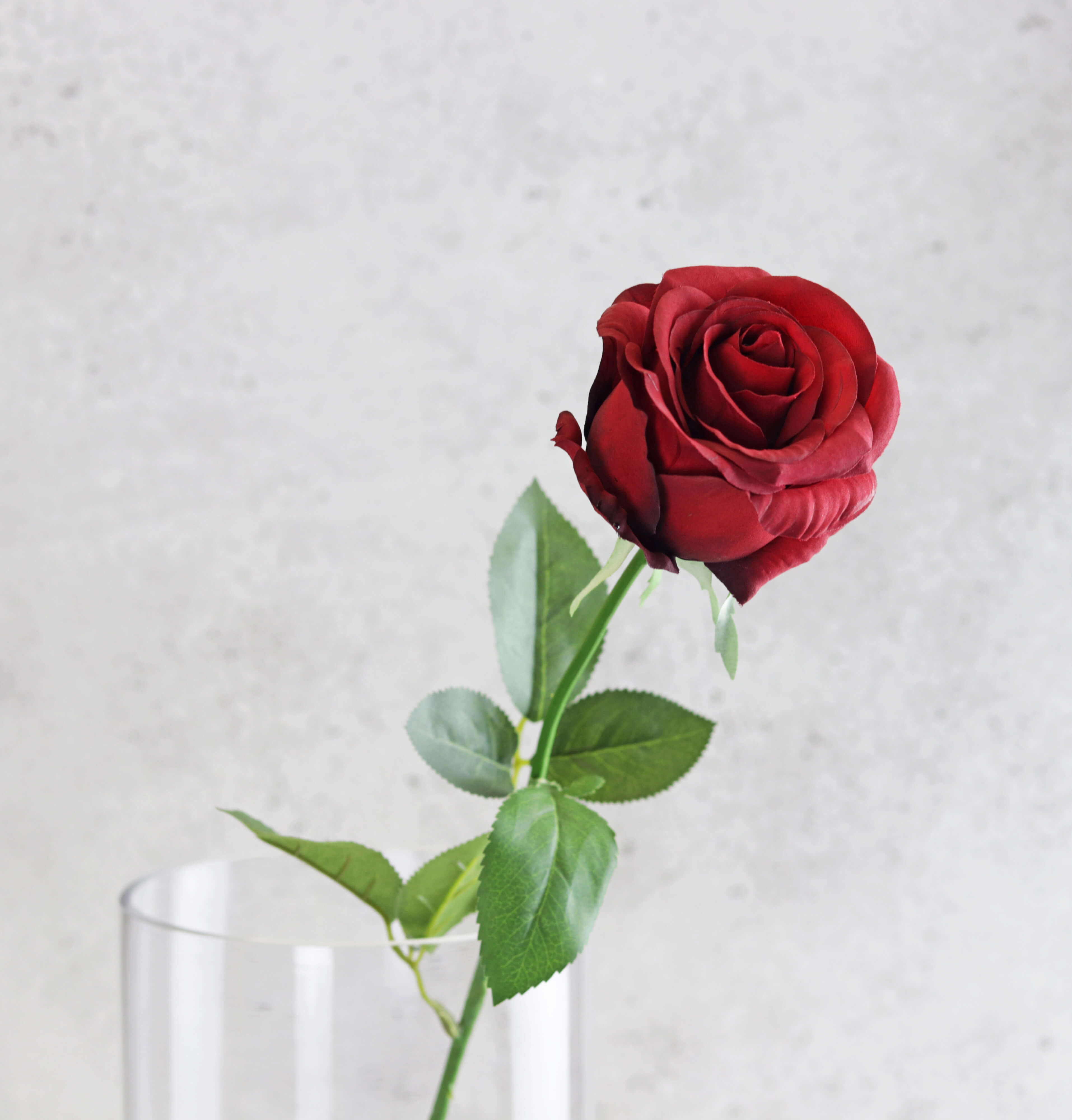 Artificial Rose Spray in Red