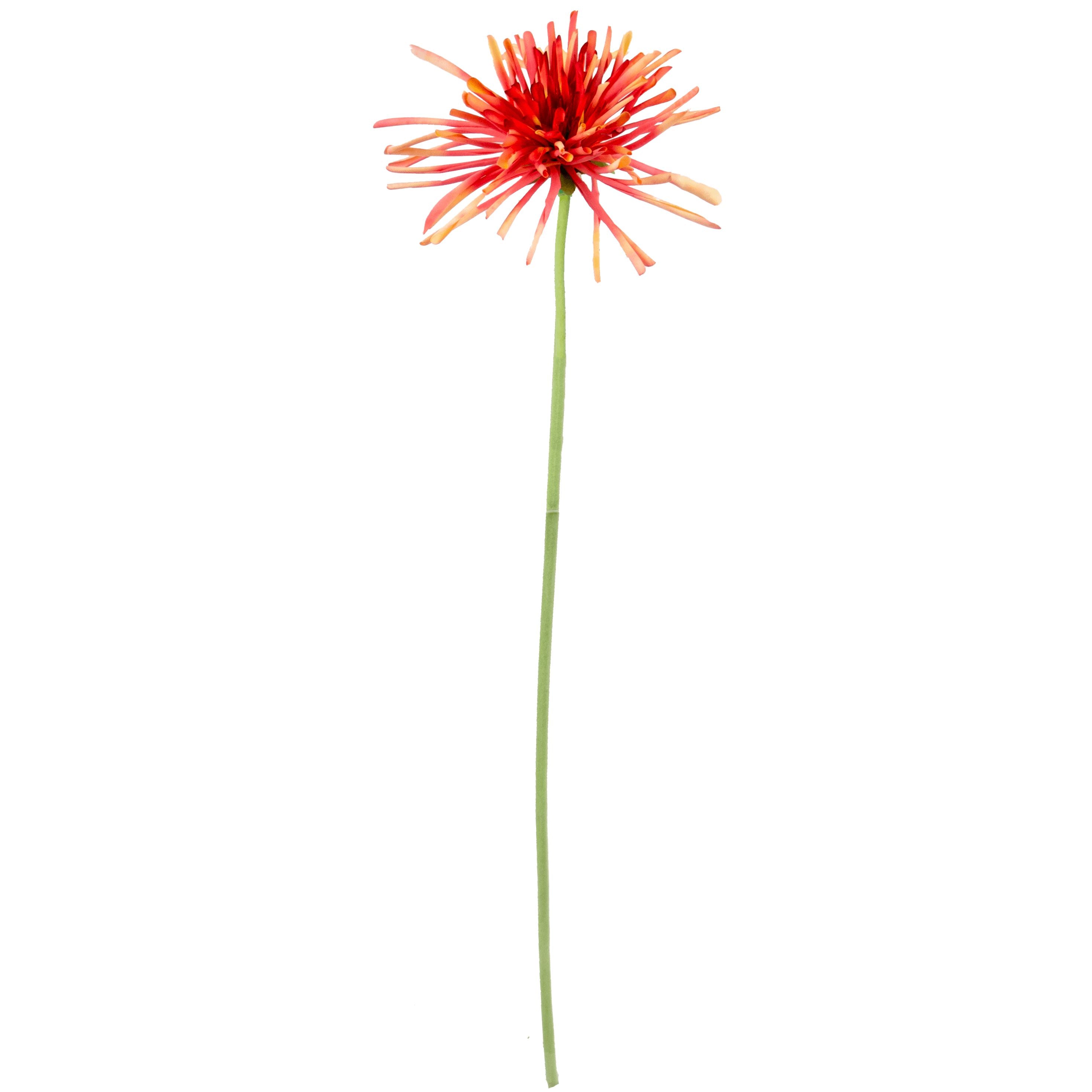 Artificial Spider Chrysanthemum Stem in Red