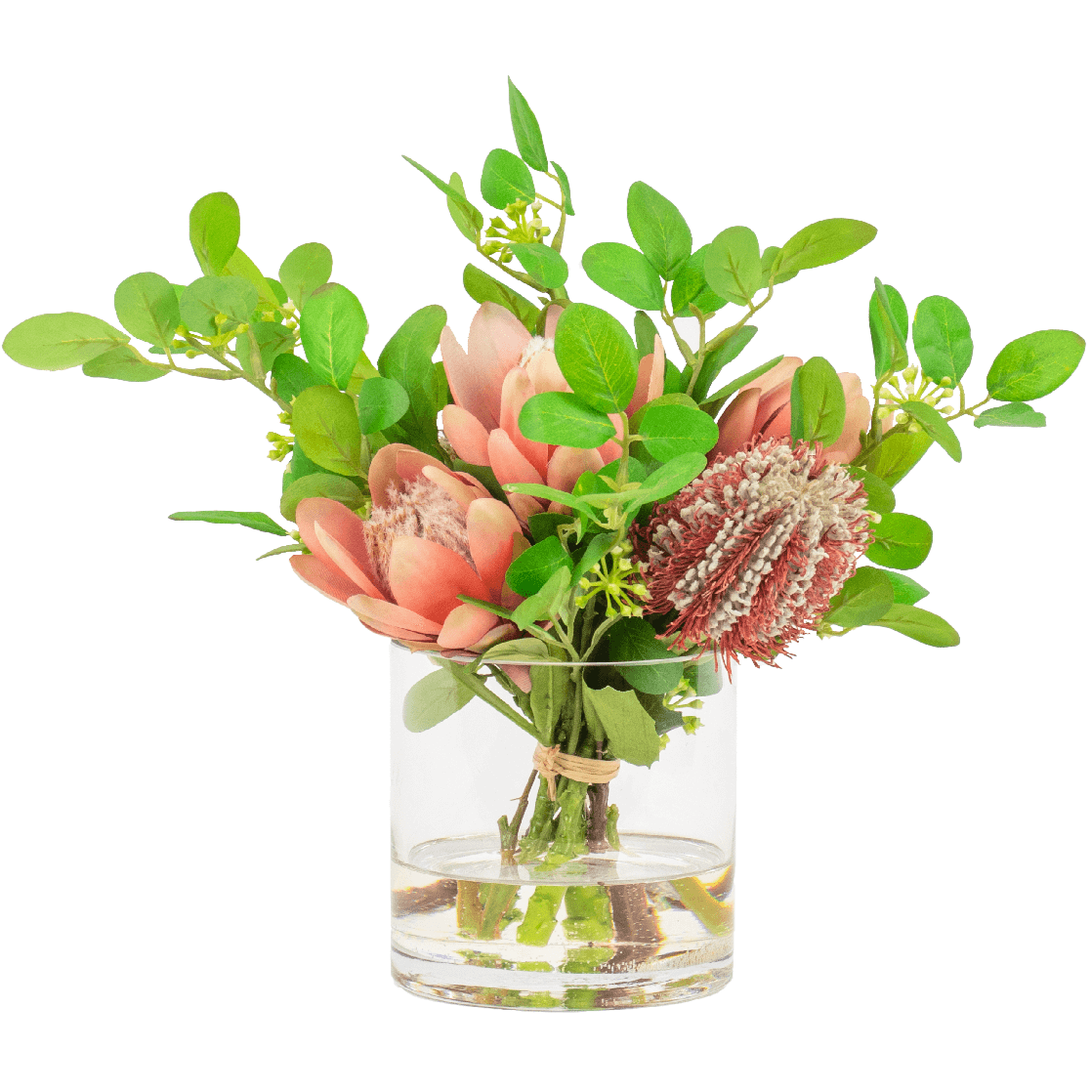 Artificial flower arrangement