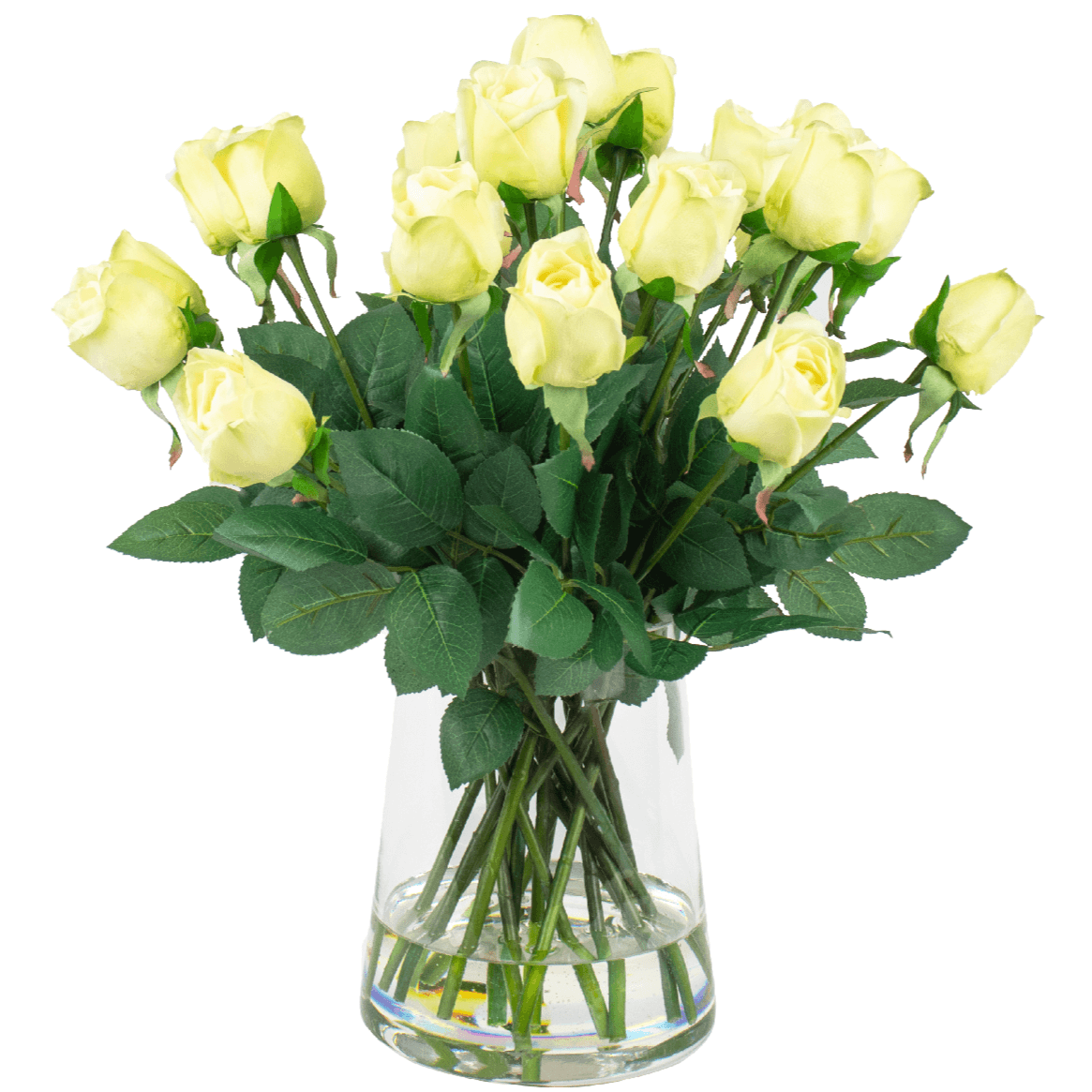 Artificial rose flower arrangement