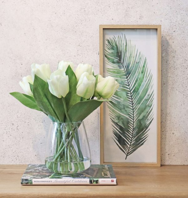 Silk tulip arrangement for sale online