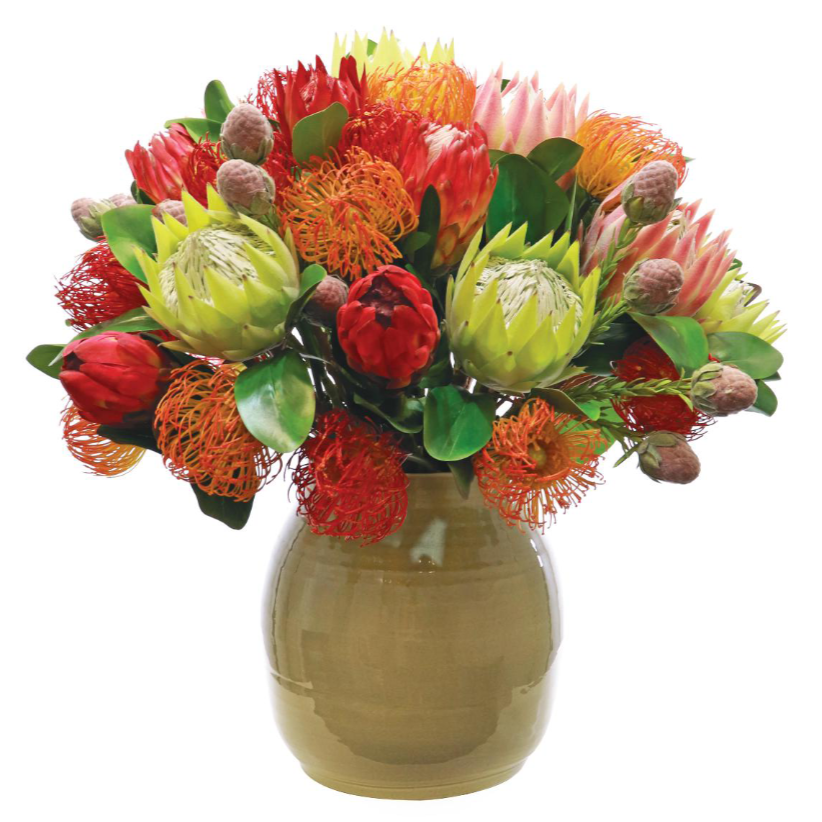 Artificial mixed protea Flower Arrangement