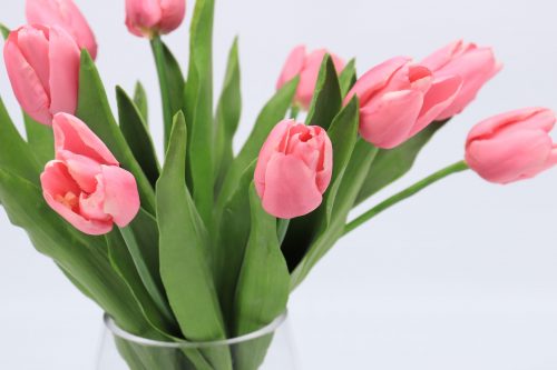 Faux pink tulips for sale online