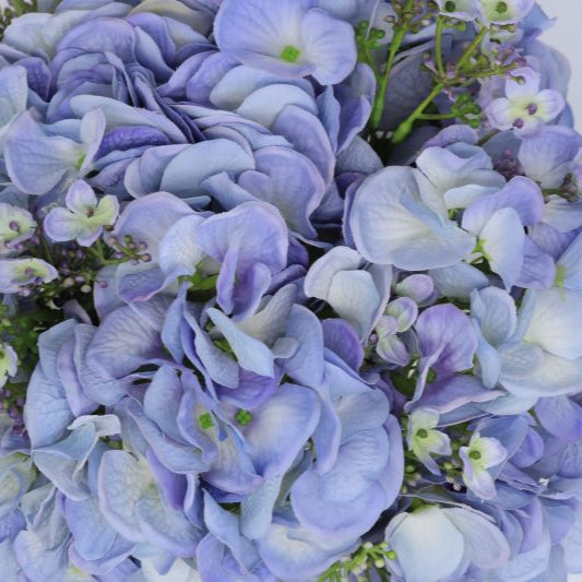 Artificial Silk Blue Hydrangea bouquet