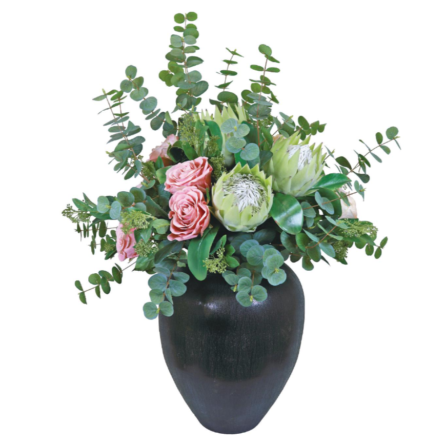 Artificial Flower Arrangement with Protea flowers