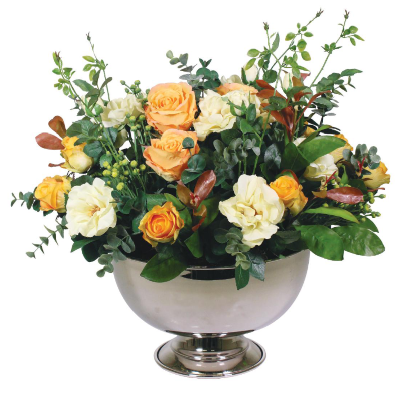 Artificial Flower Arrangement with mixed roses