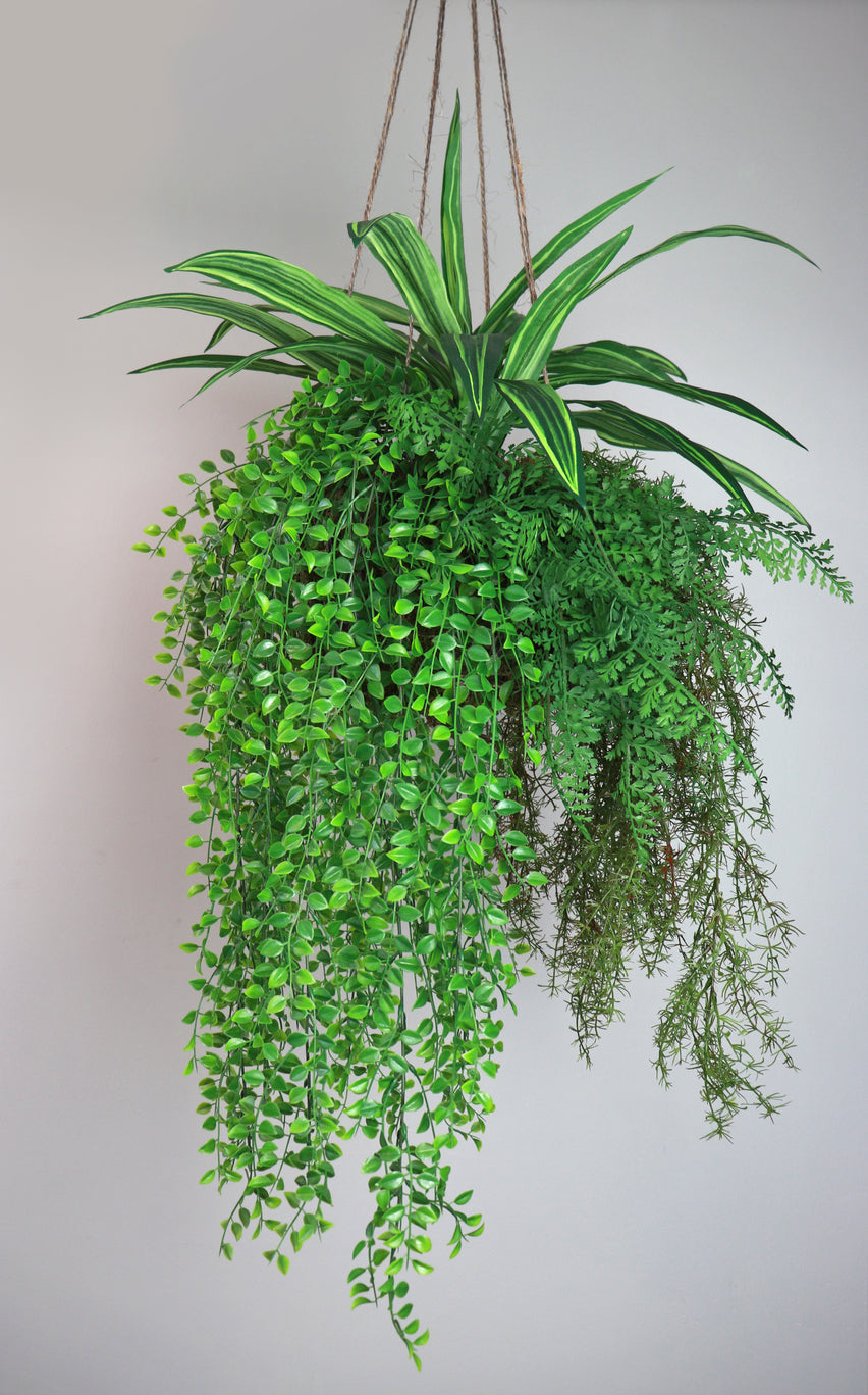 Artificial Greenery plant with moss ball